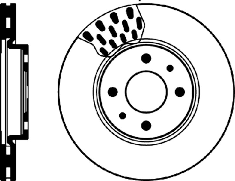 Hella Pagid Disc Brake Rotor 355103971