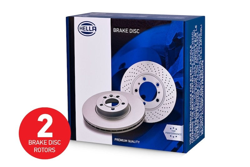 Hella Pagid Disc Brake Rotor 355111081