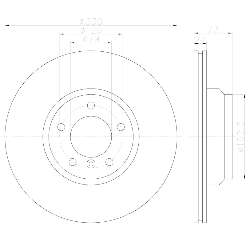 Pagid Disc Brake Rotor