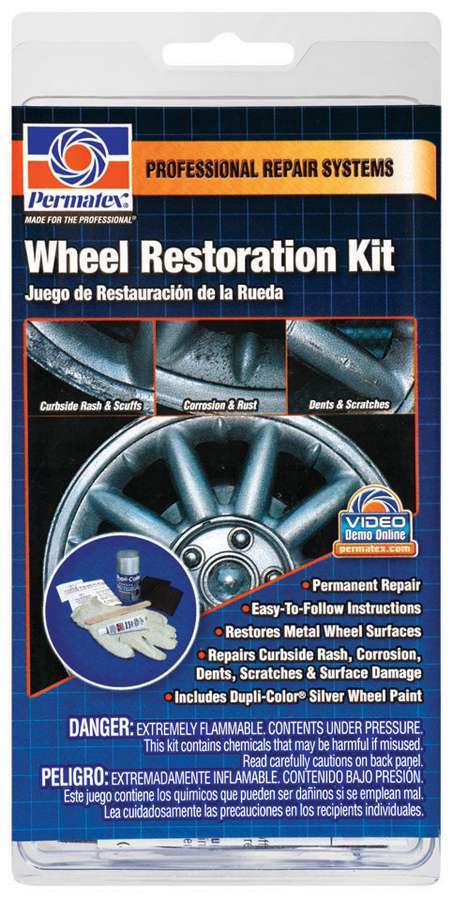 Permatex Wheel Restore Kit Silver  Paints, Coatings and Markers Paint main image