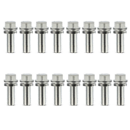 Proform Wedge Locking Header Bolts 3/8 x 3/4L (16) Engine Fastener Kits Exhaust Manifold/Header Fastener Kits main image