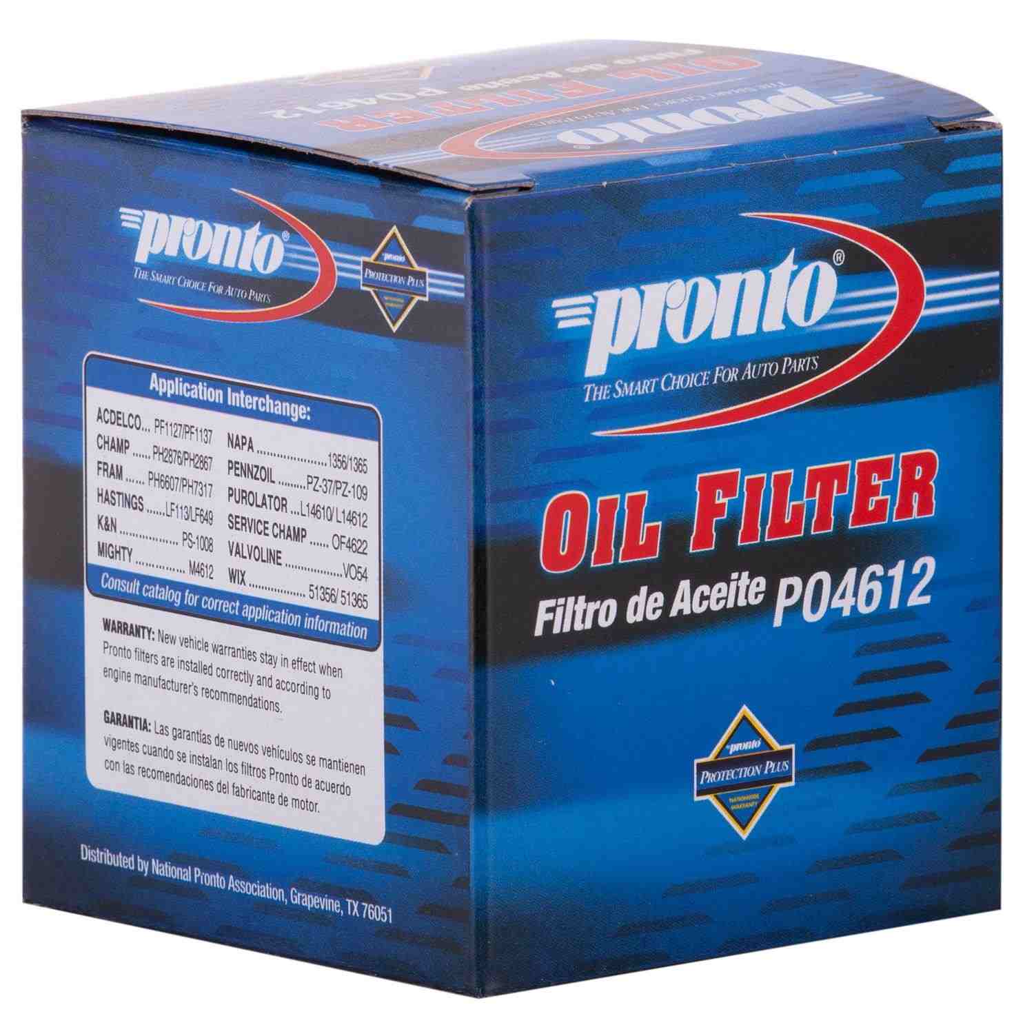 Pronto Engine Oil Filter PO4612