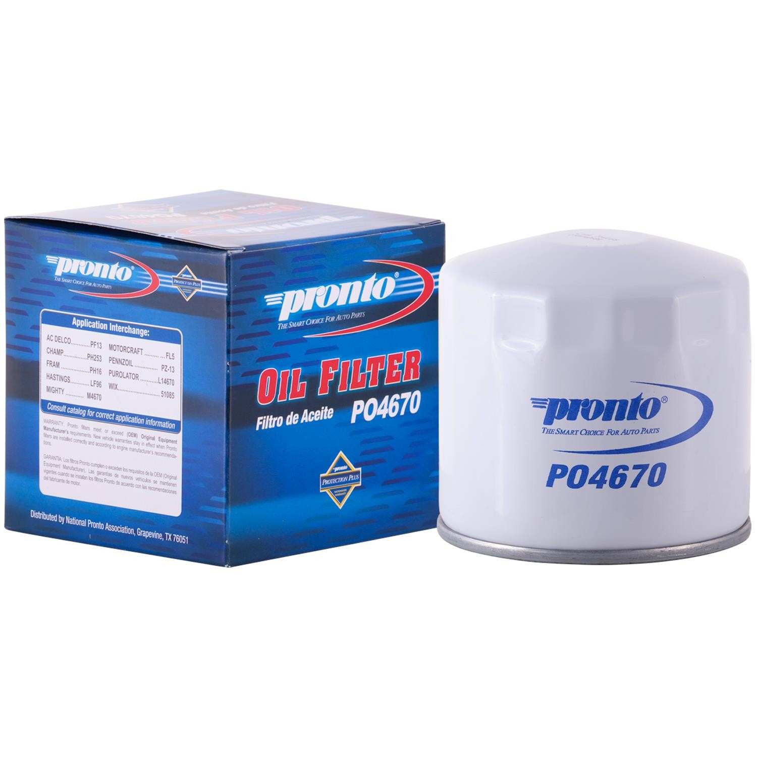 Pronto Engine Oil Filter PO4670