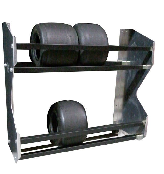 Pit-Pal Products 2-Tier Karting Tire Rack Storage/Organizers Shop/Trailer Organizers main image