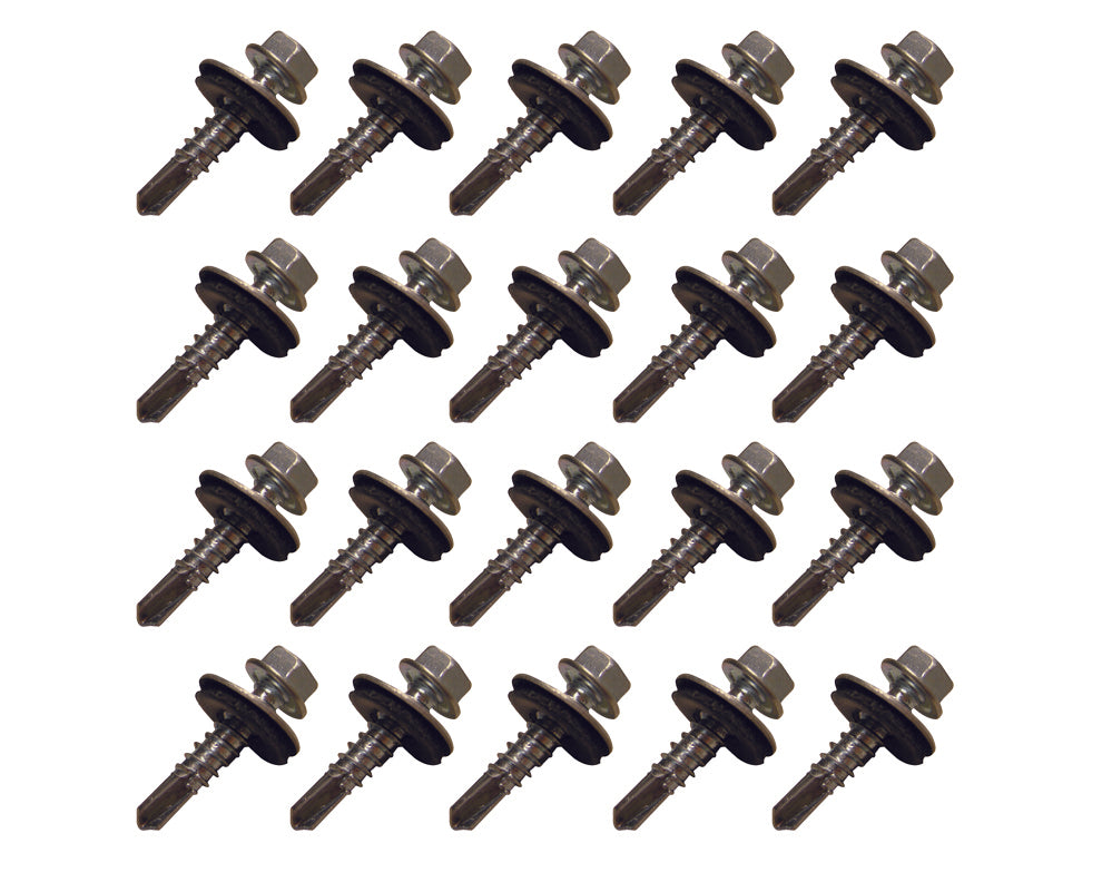 Pit-Pal Products 1in Hex Head Self Tapping Screws Bulk Fasteners Bolts main image
