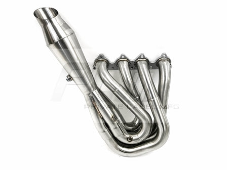 Power Driven H-Series Hood Exit Race Header 4-1 Megaphone H22 F20B H22A
