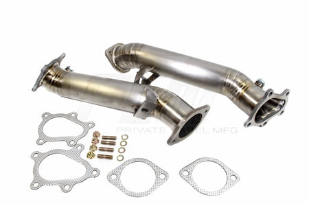 PLM Private Label Mfg Power Driven Titanium Downpipe for Nissan GT-R R35 GTR