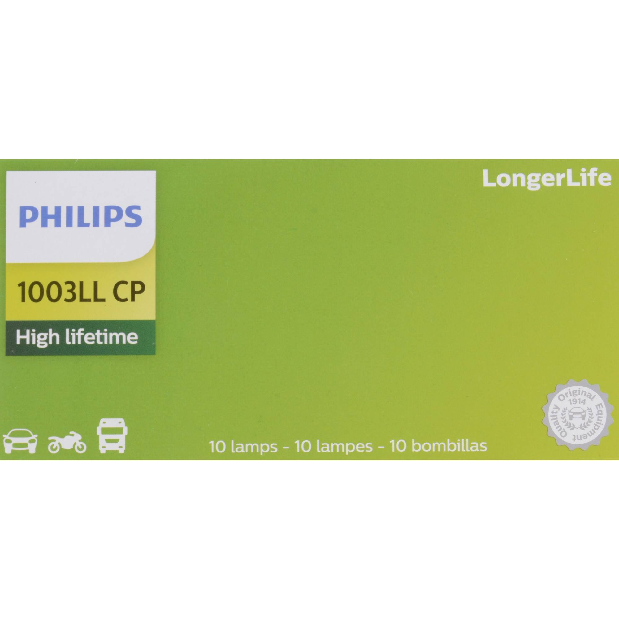 Philips Tail Light Bulb 1003LLCP