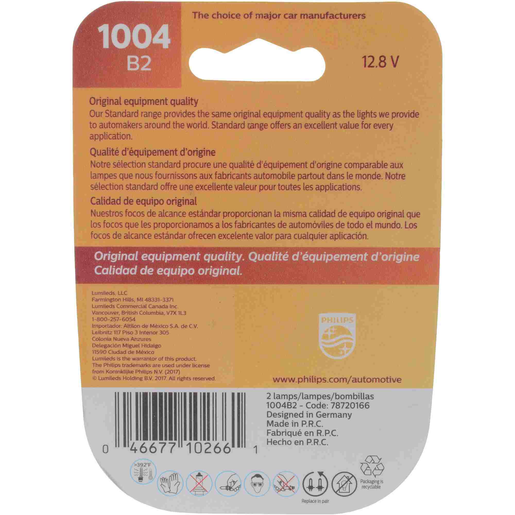 Philips Tail Light Bulb 1004B2