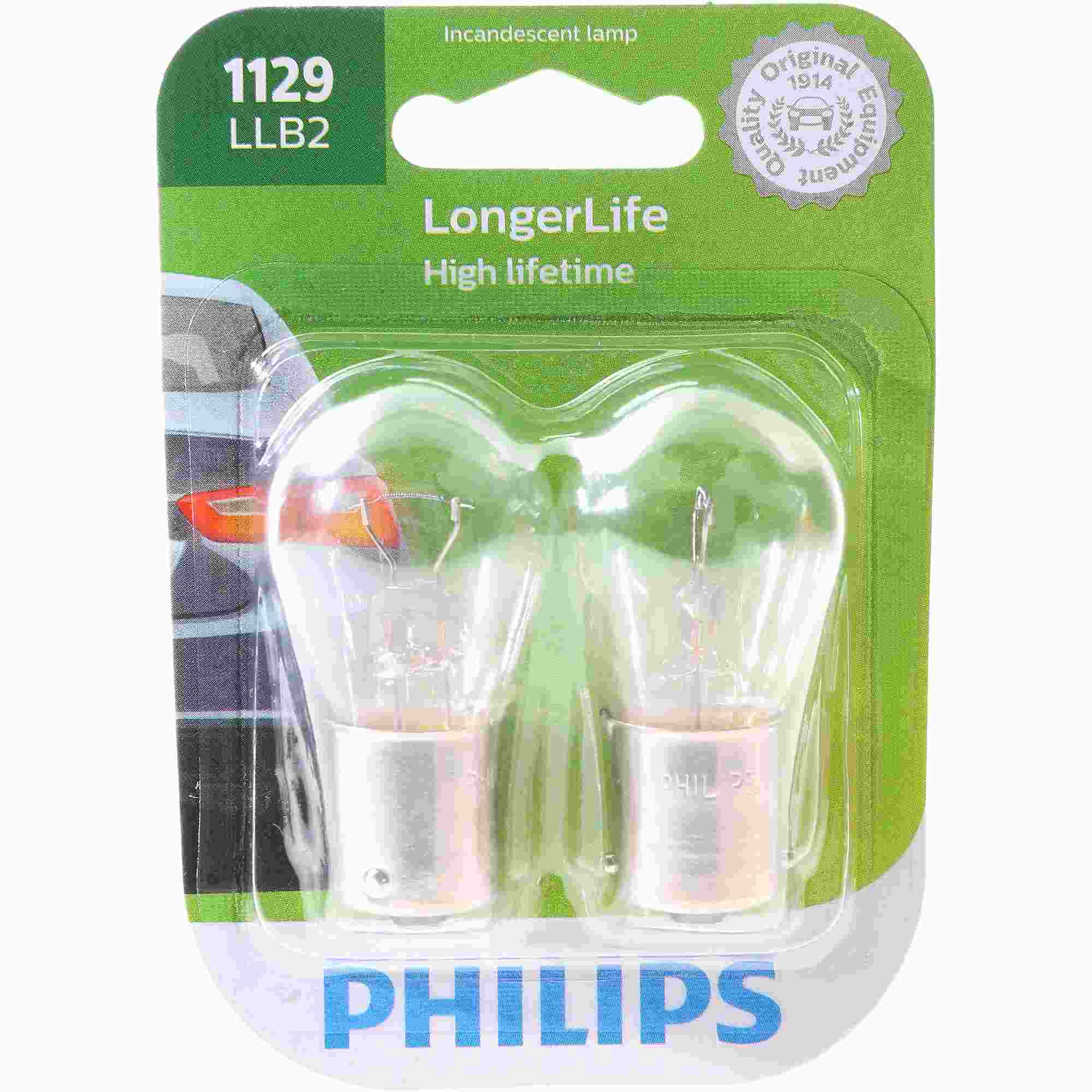 Philips Tail Light Bulb 1129LLB2