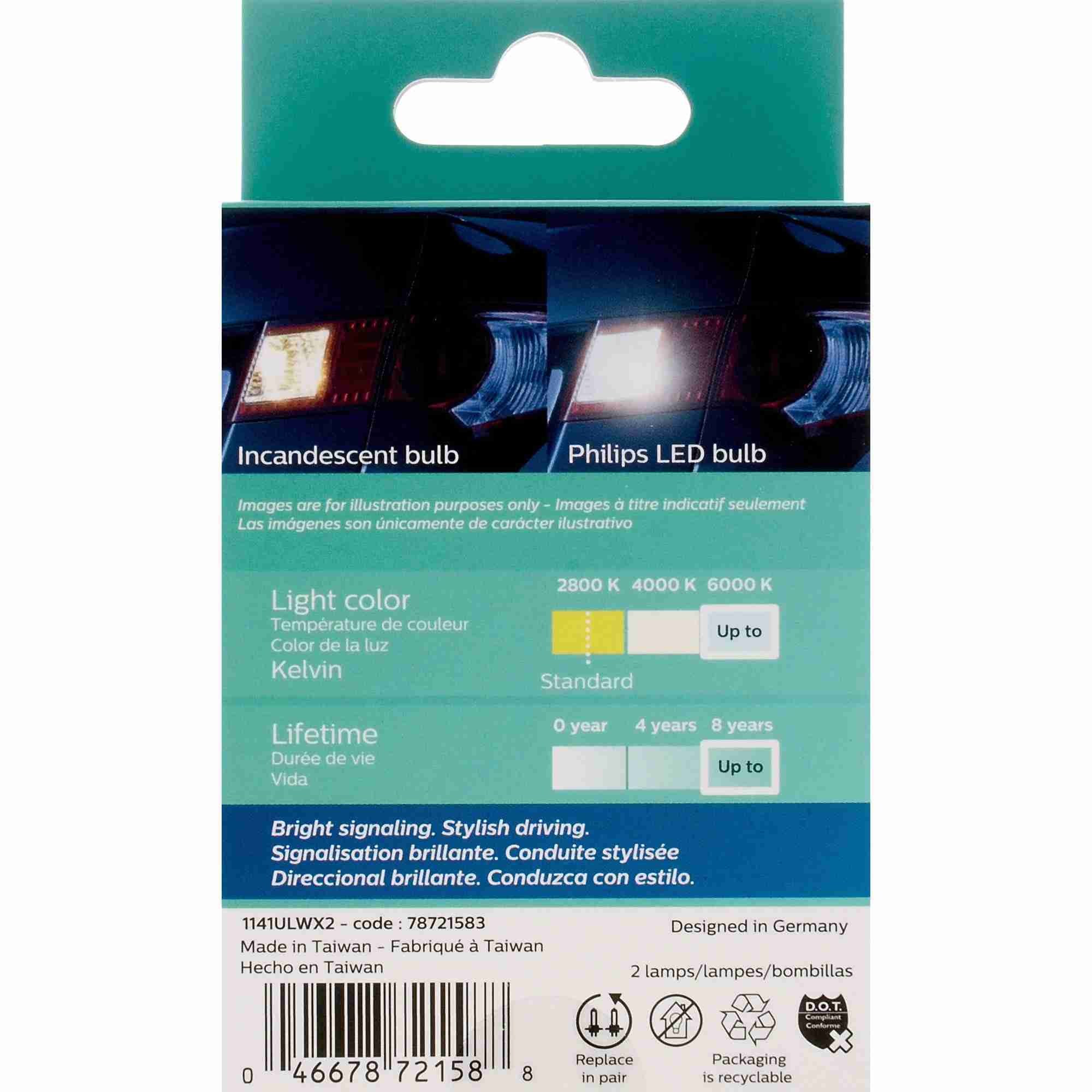 Philips Multi-Purpose Light Bulb 1141WLED