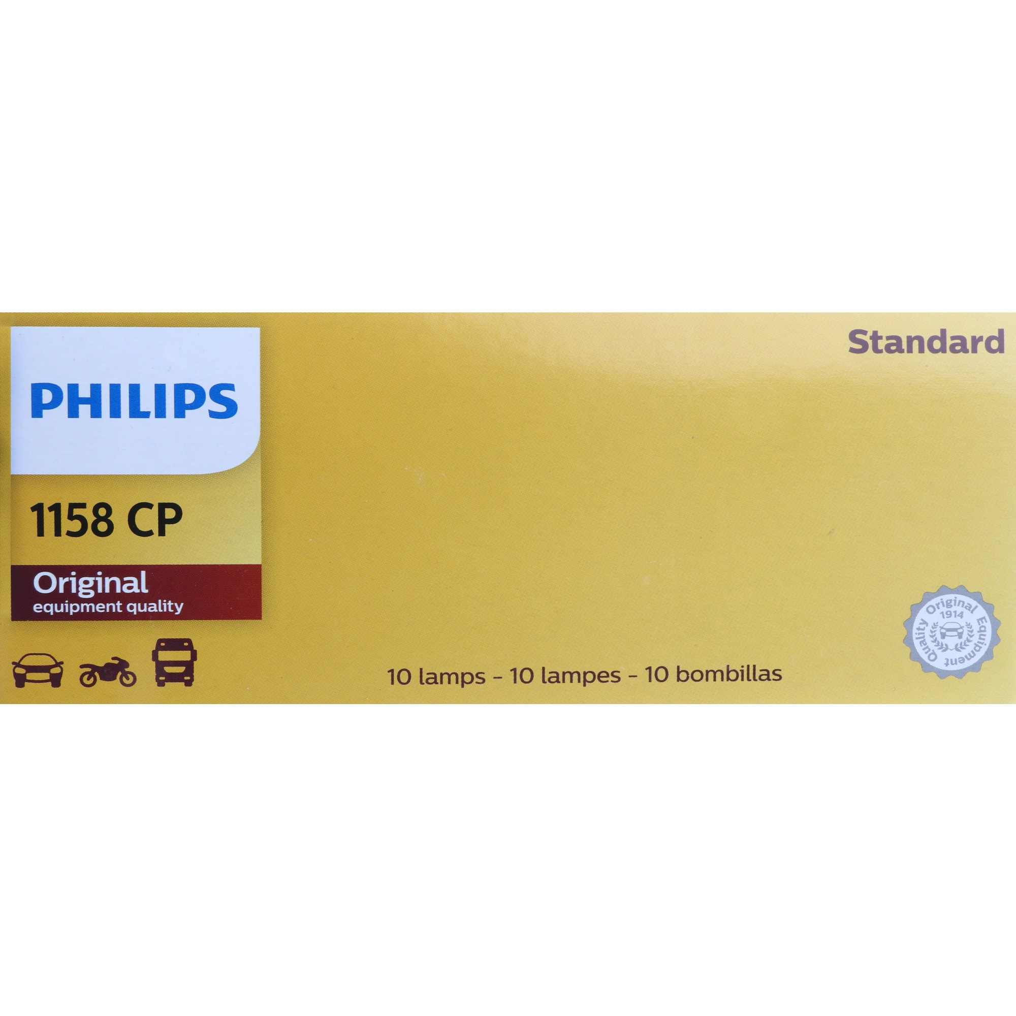 Philips Turn Signal / Parking Light Bulb 1158CP