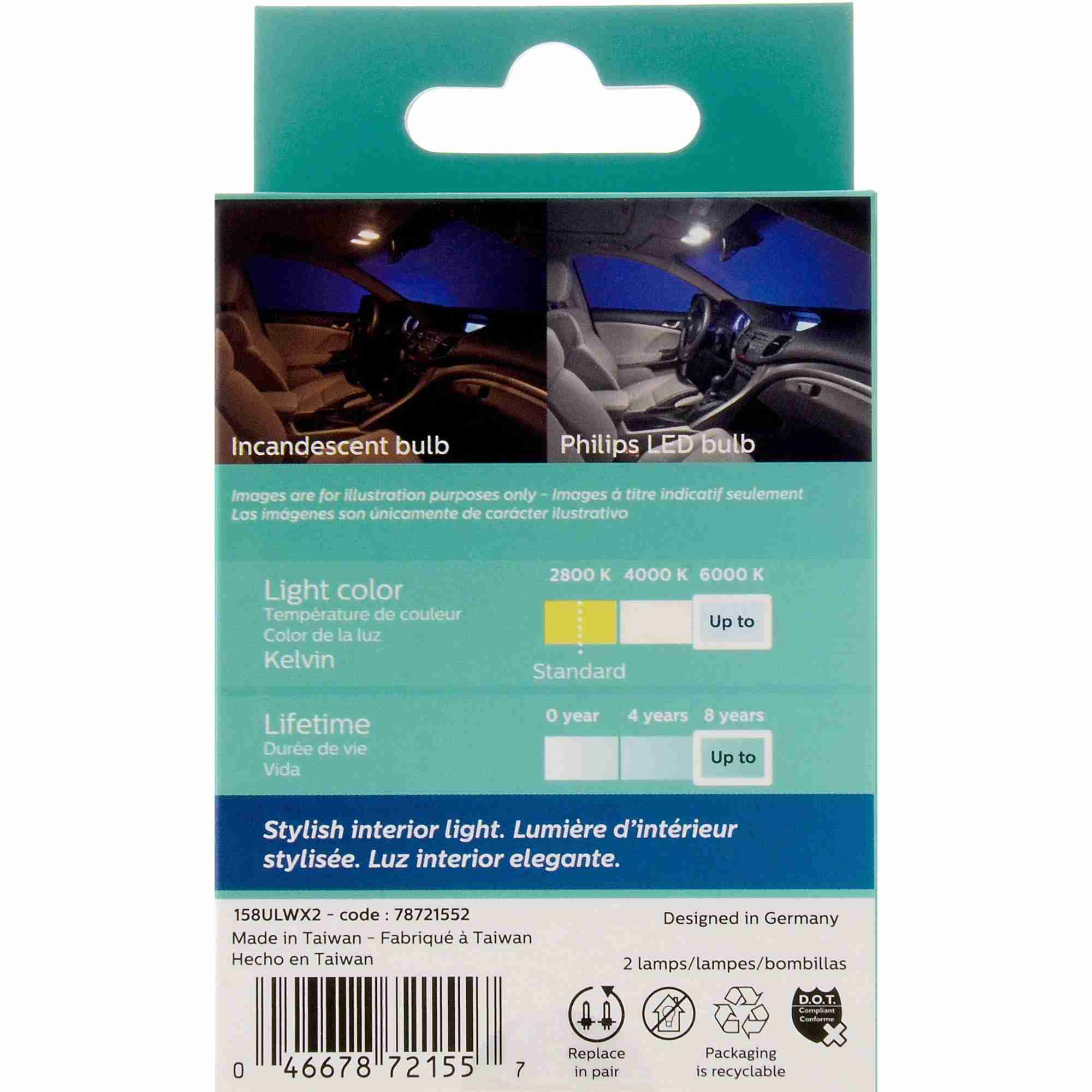 Philips Multi-Purpose Light Bulb 158WLED