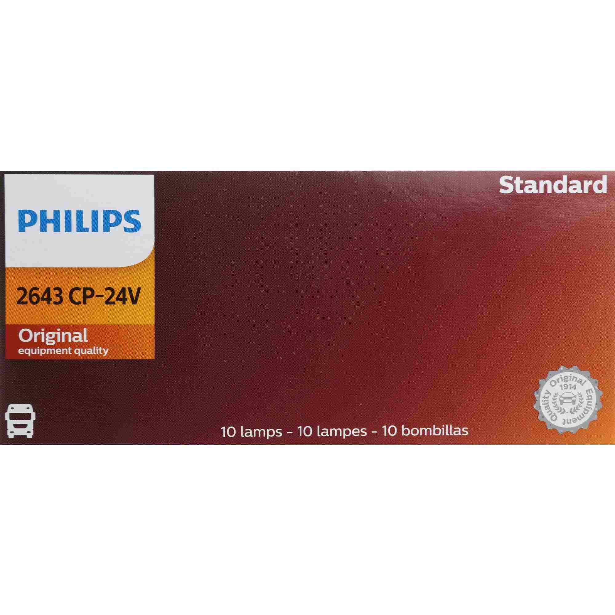 Philips Instrument Panel Light Bulb 2643CP