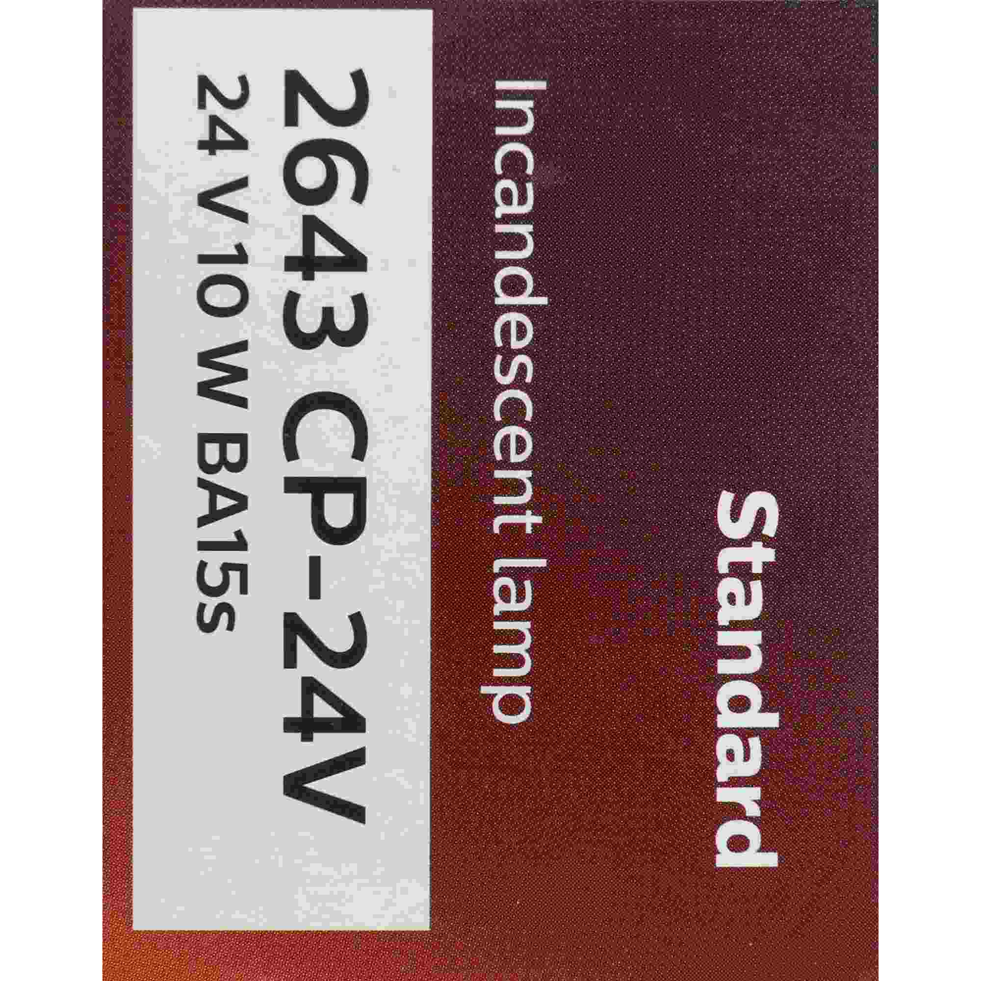 Philips Instrument Panel Light Bulb 2643CP