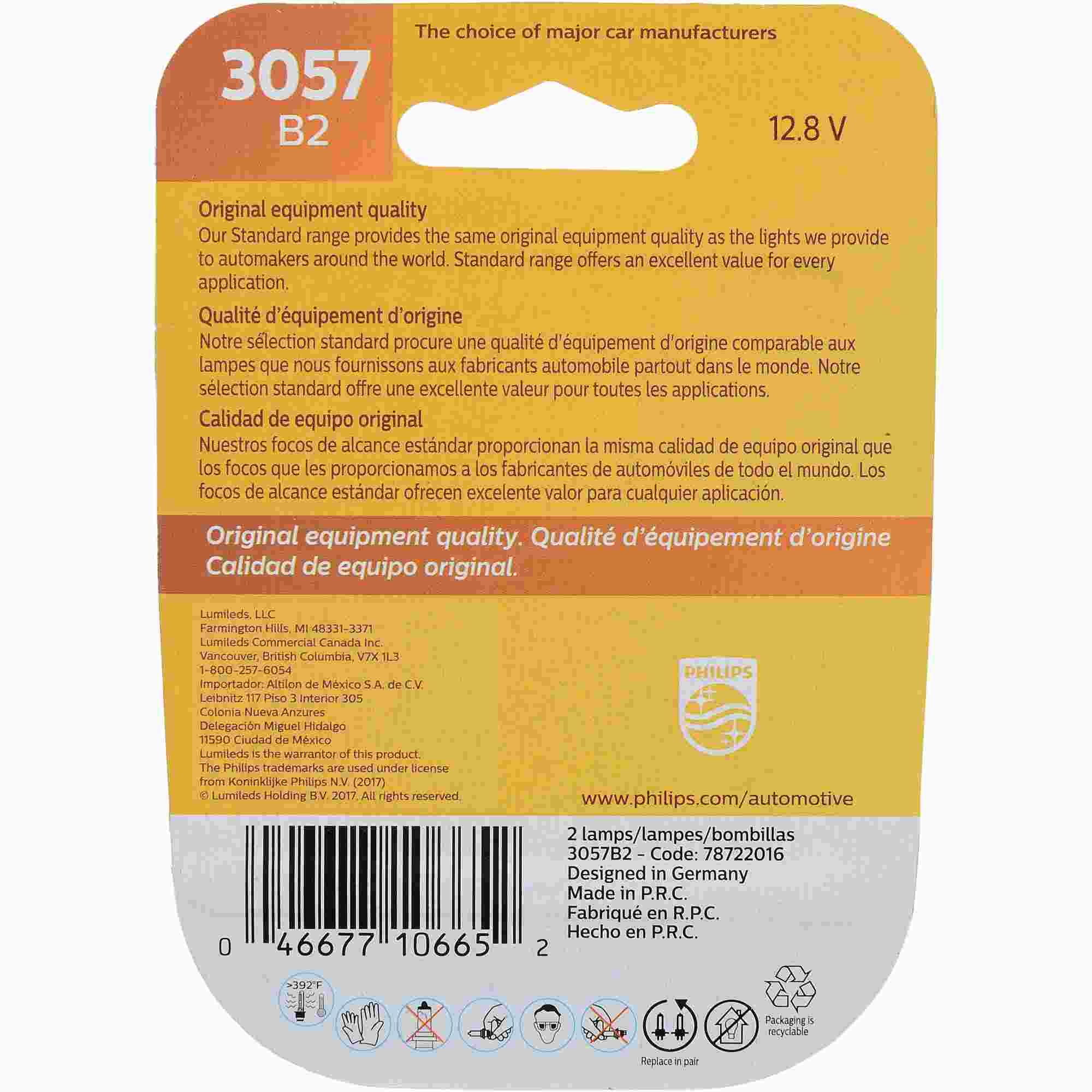 Philips Tail Light Bulb 3057B2