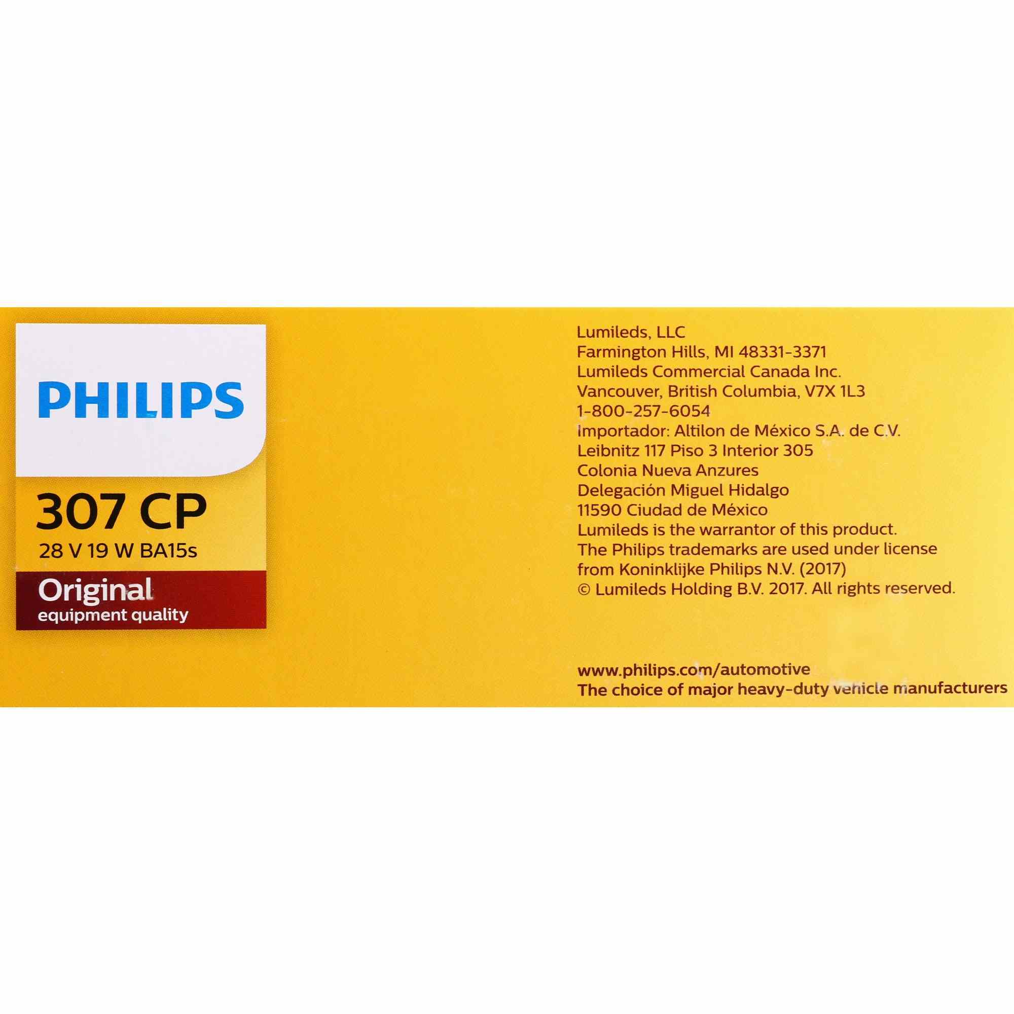 Philips Instrument Panel Light Bulb 307CP