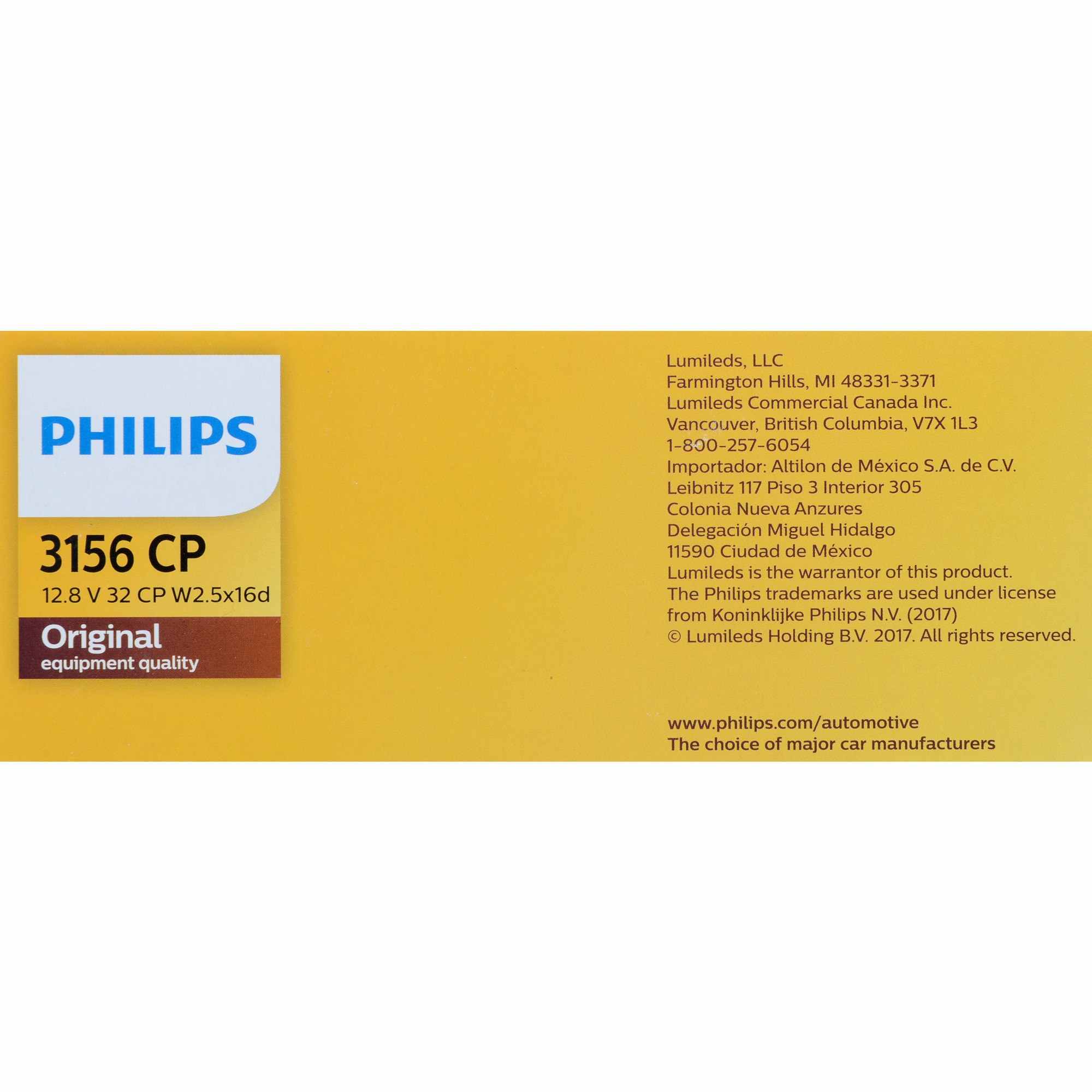 Philips Turn Signal Light Bulb 3156CP