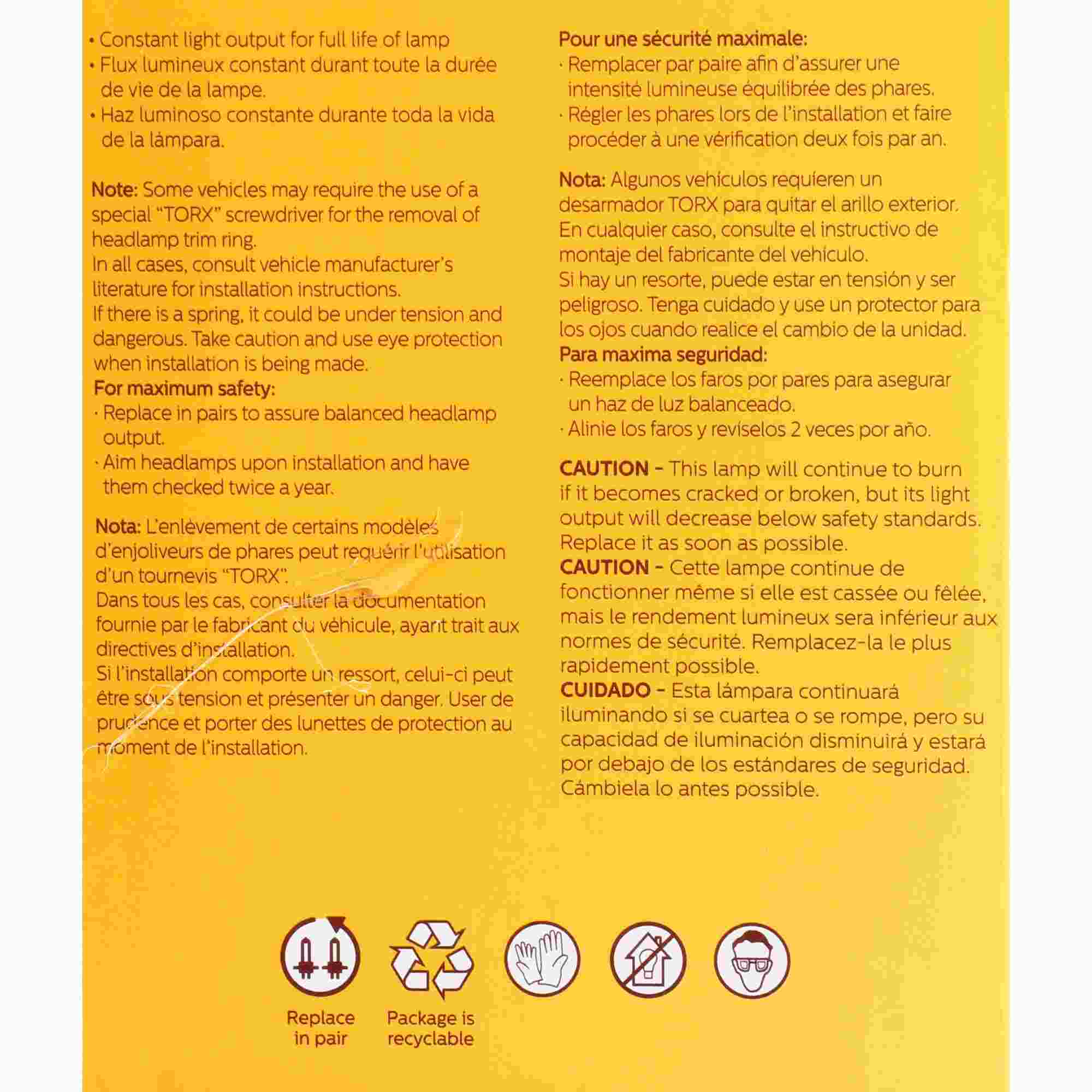 Philips Headlight Bulb 4570C1