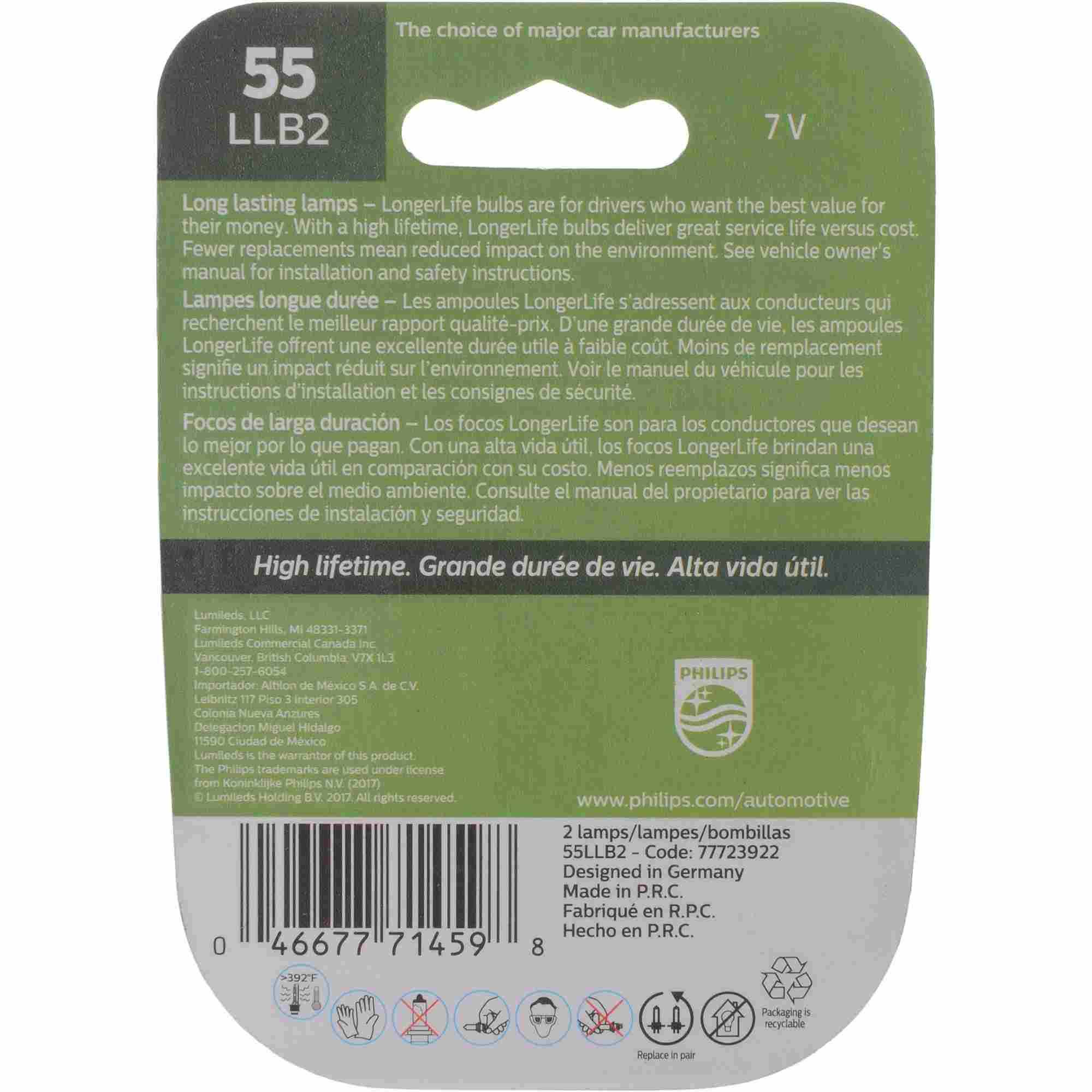 Philips Multi-Purpose Light Bulb 55LLB2