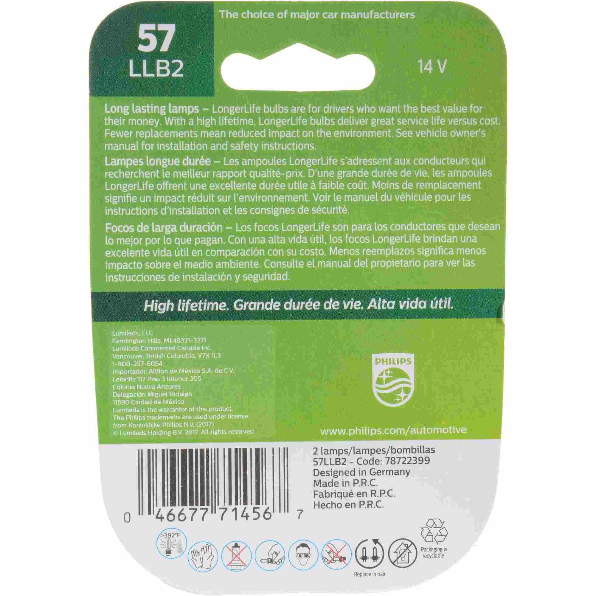 Philips Multi-Purpose Light Bulb 57LLB2