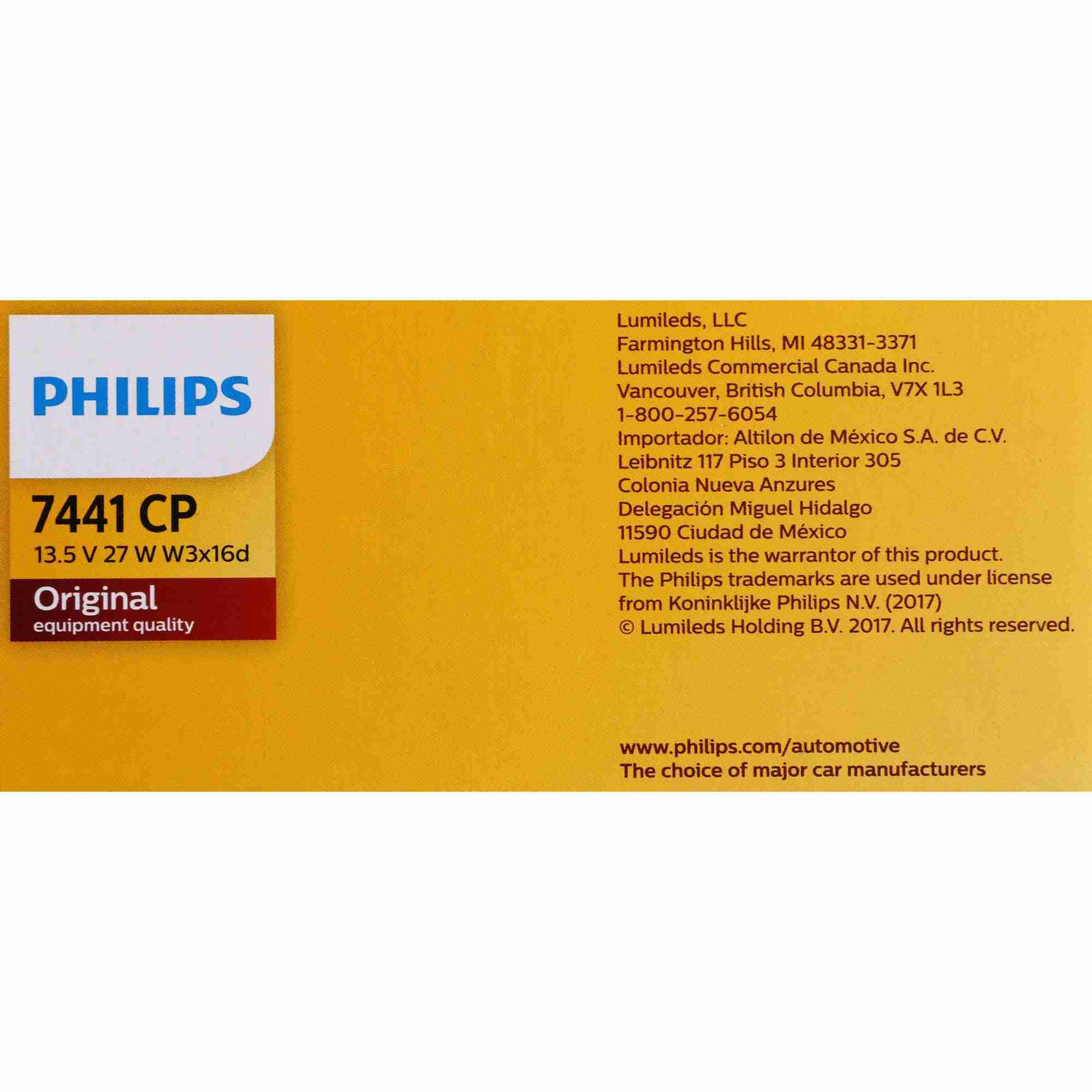 Philips Turn Signal Light Bulb 7441CP