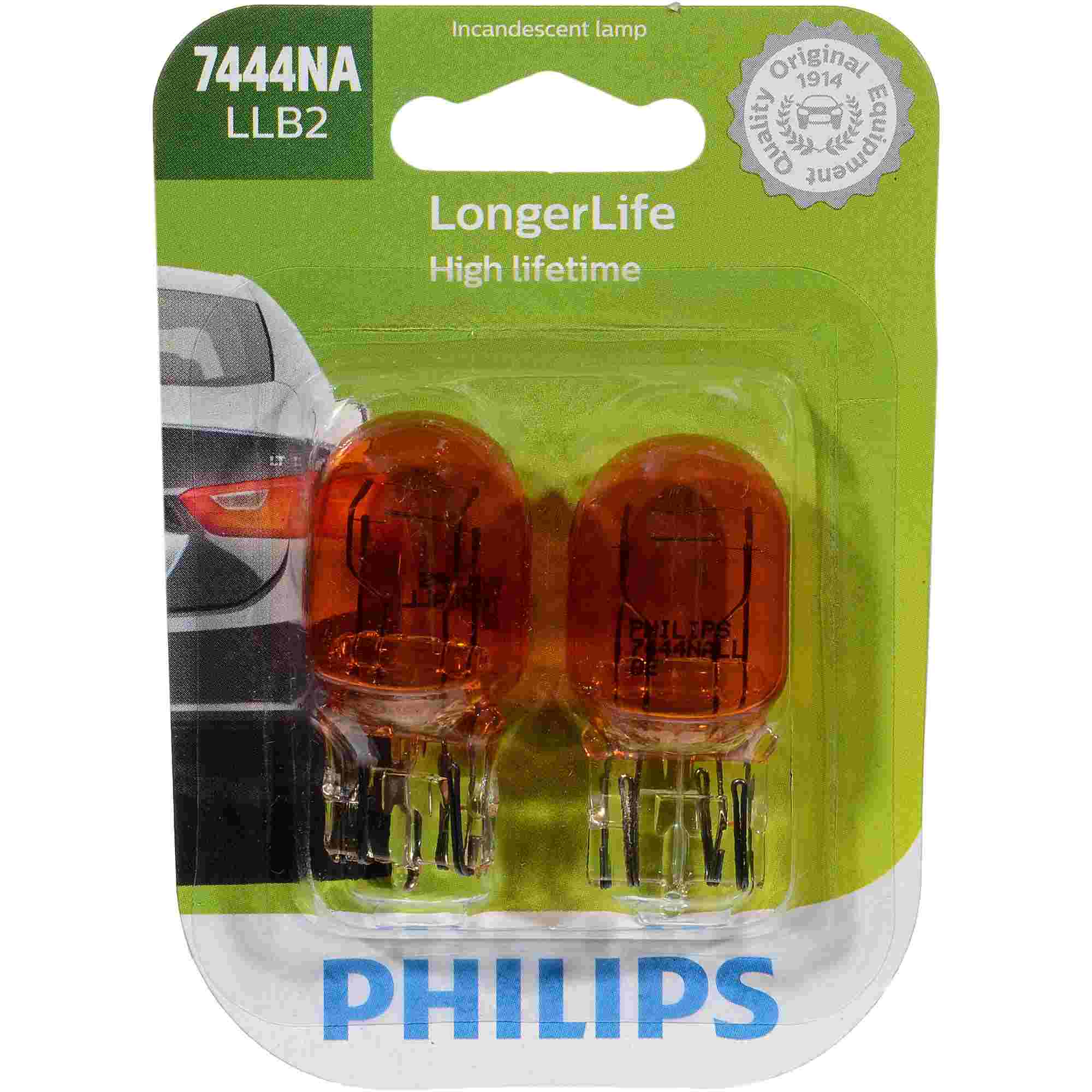 Philips Turn Signal Light Bulb 7444NALLB2
