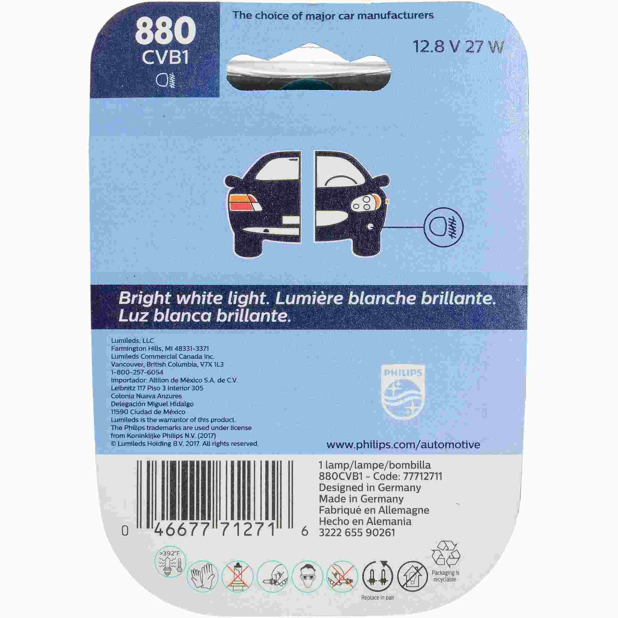 Philips Fog Light Bulb 880CVB1