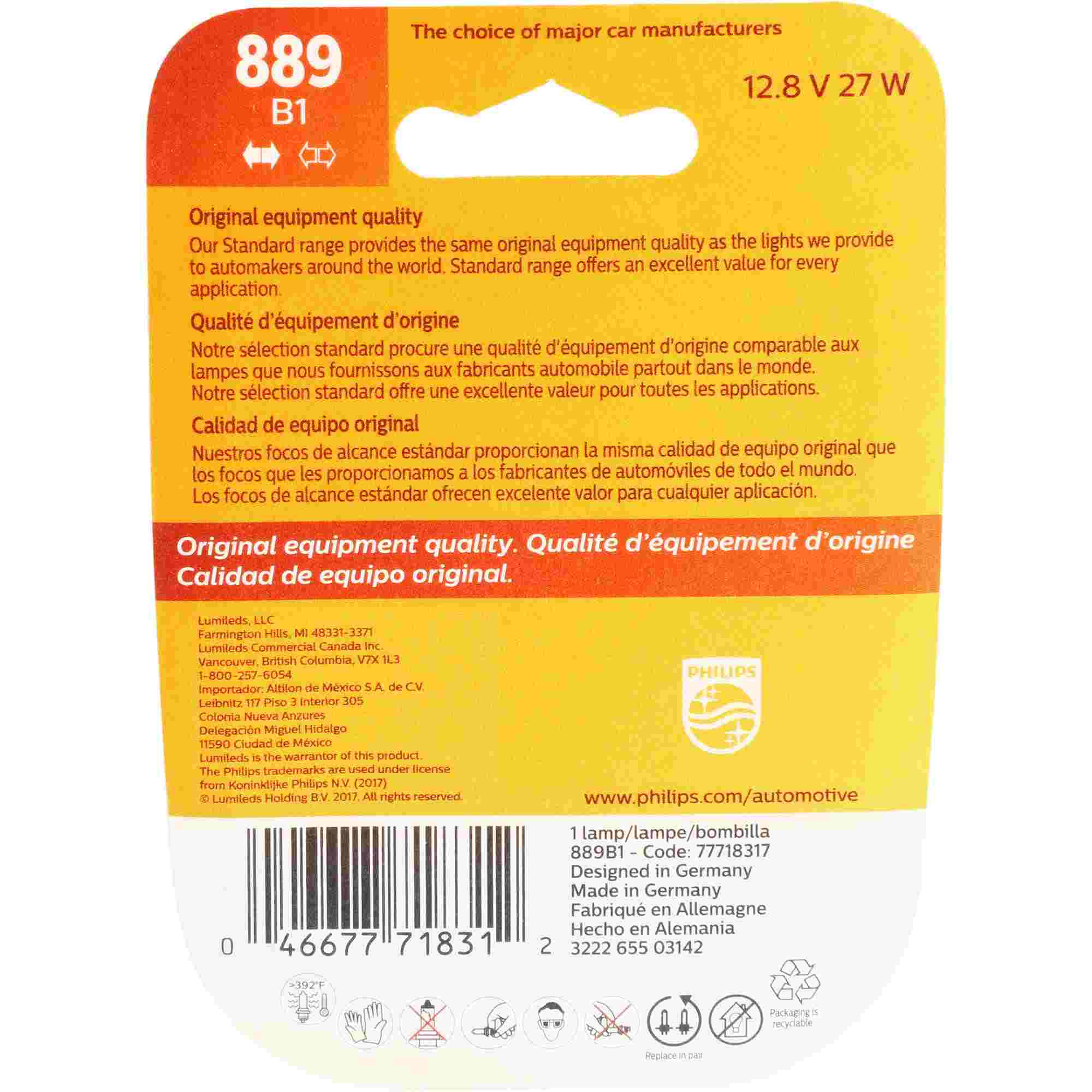 Philips Fog Light Bulb 889B1