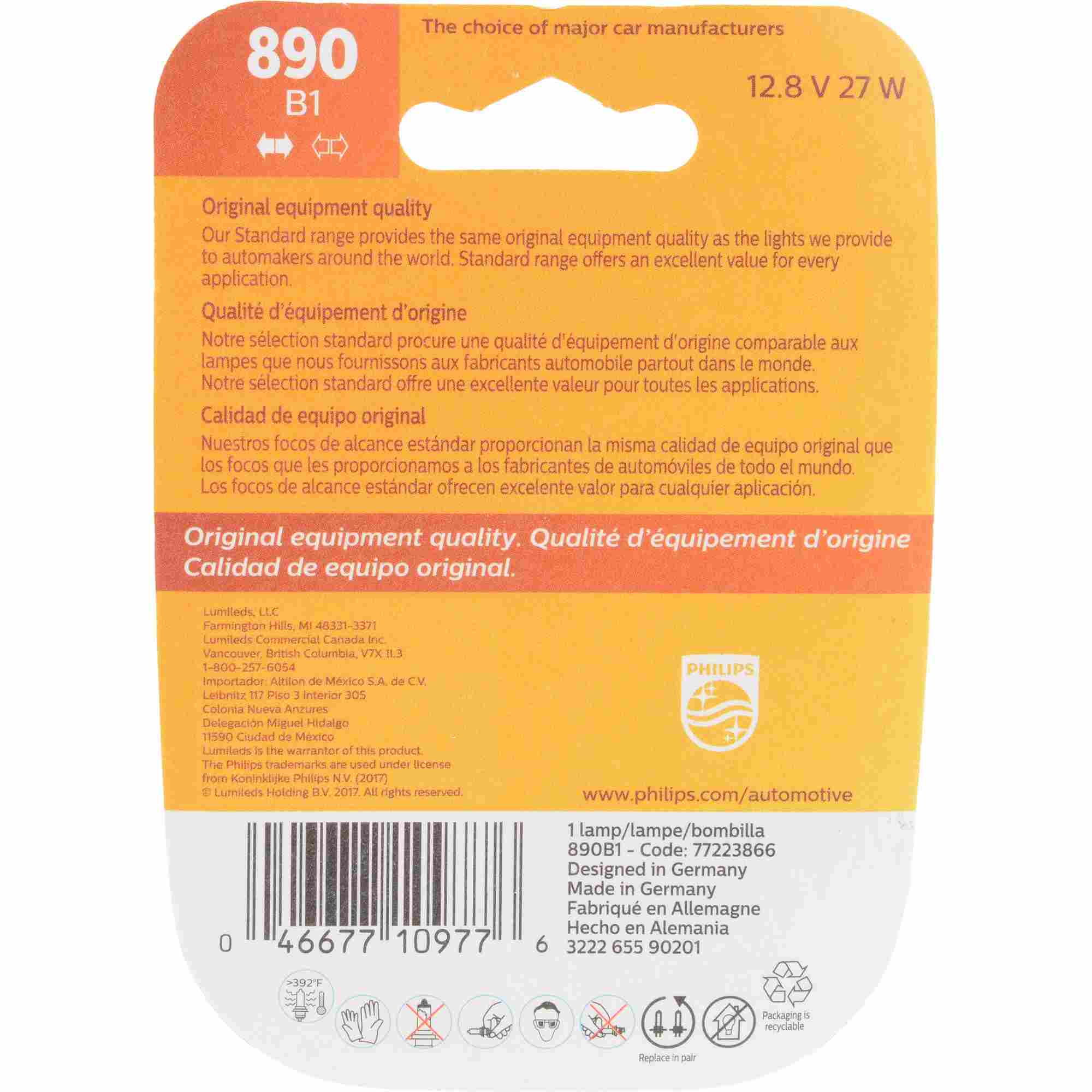 Philips Fog Light Bulb 890B1