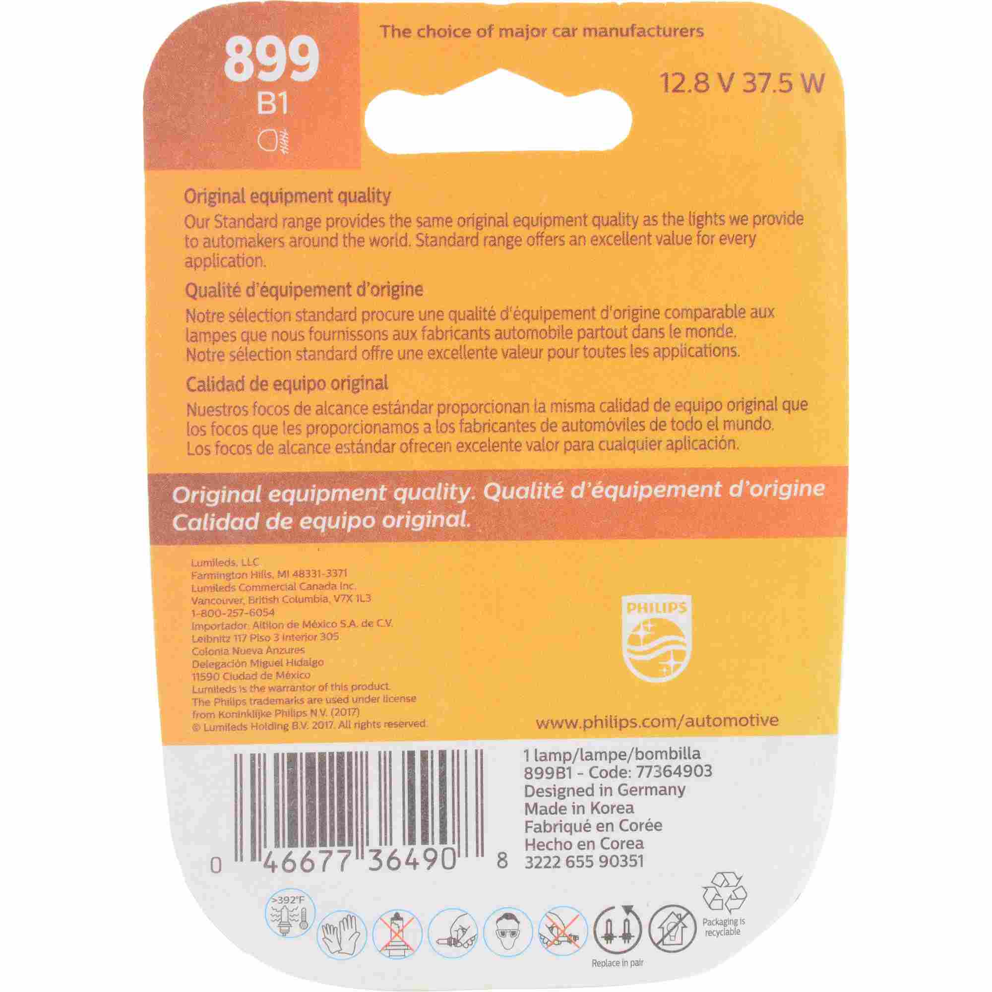 Philips Fog Light Bulb 899B1