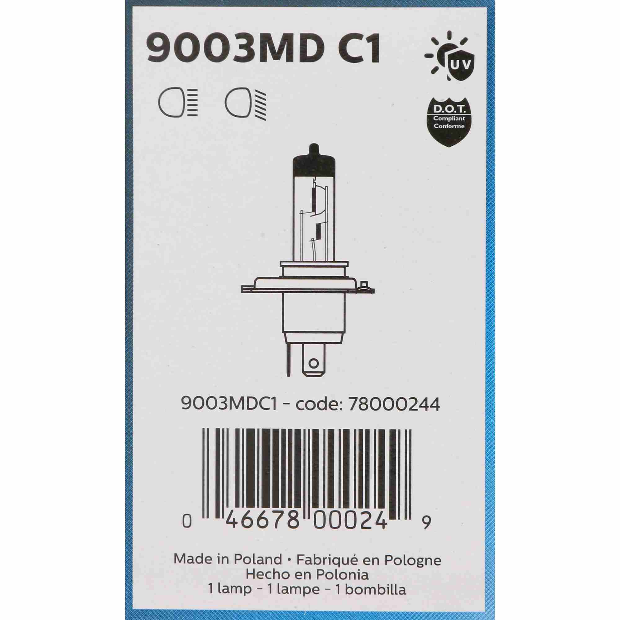 Philips Headlight Bulb 9003MDC1