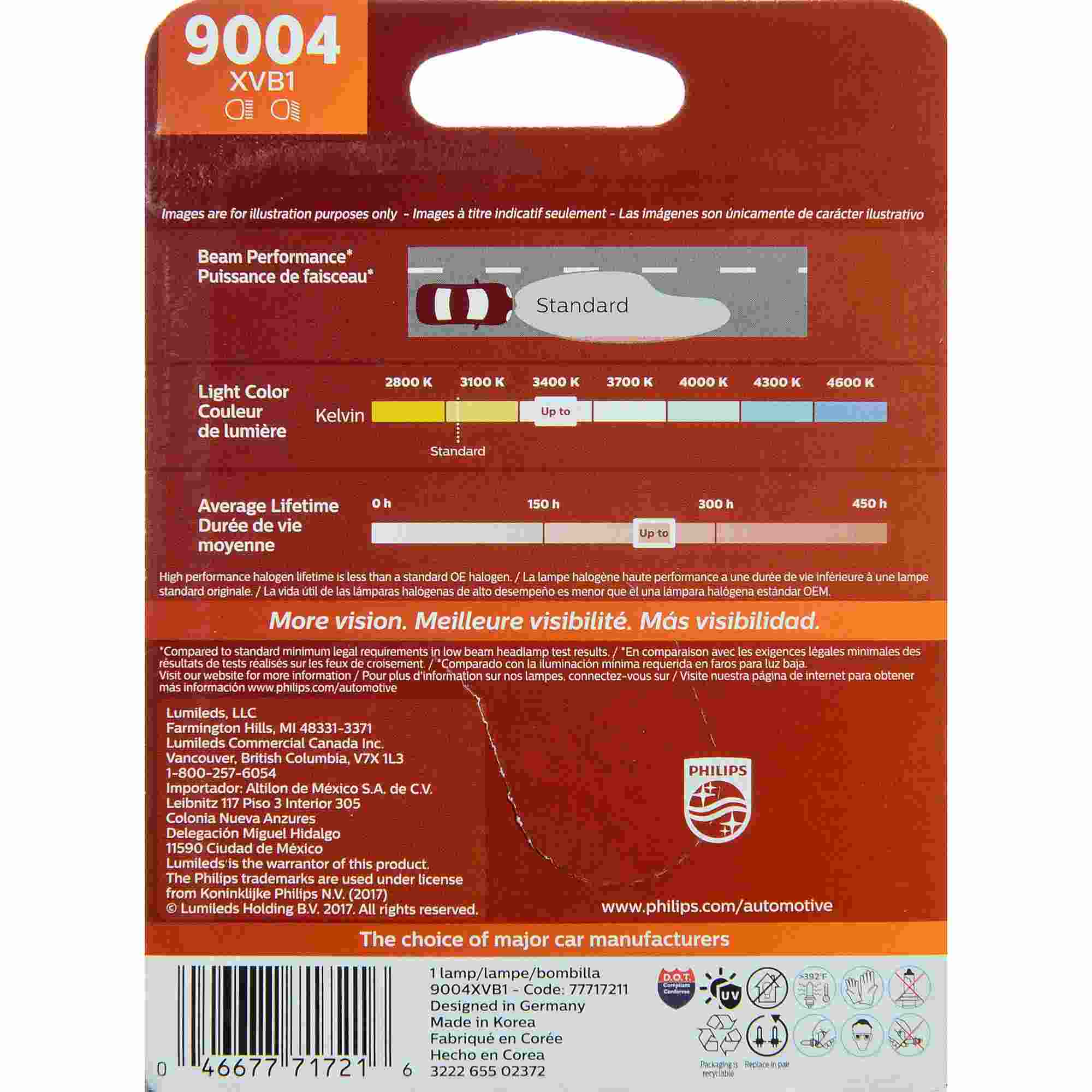 Philips Headlight Bulb 9004XVB1