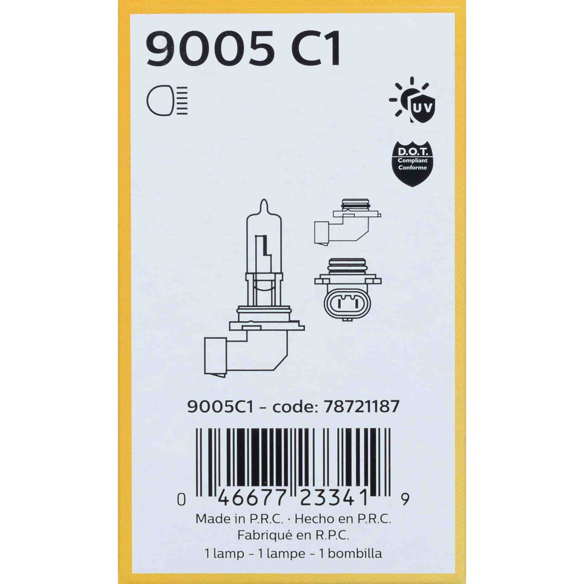 Philips Headlight Bulb 9005C1