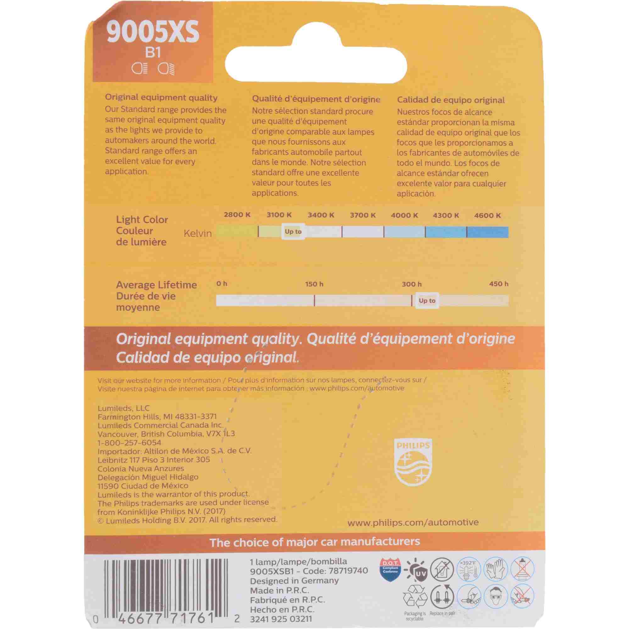 Philips Headlight Bulb 9005XSB1