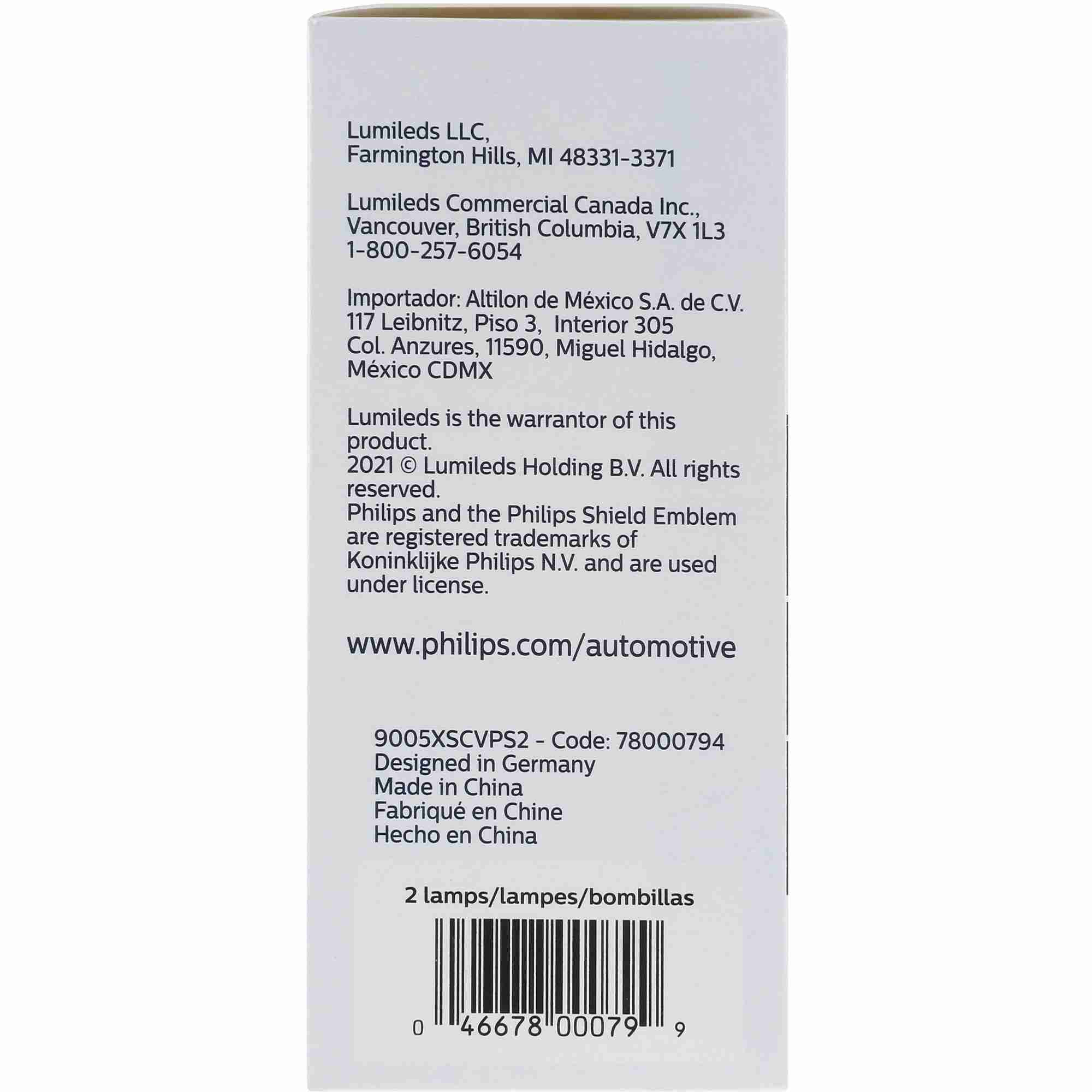 Philips Headlight Bulb 9005XSCVPS2