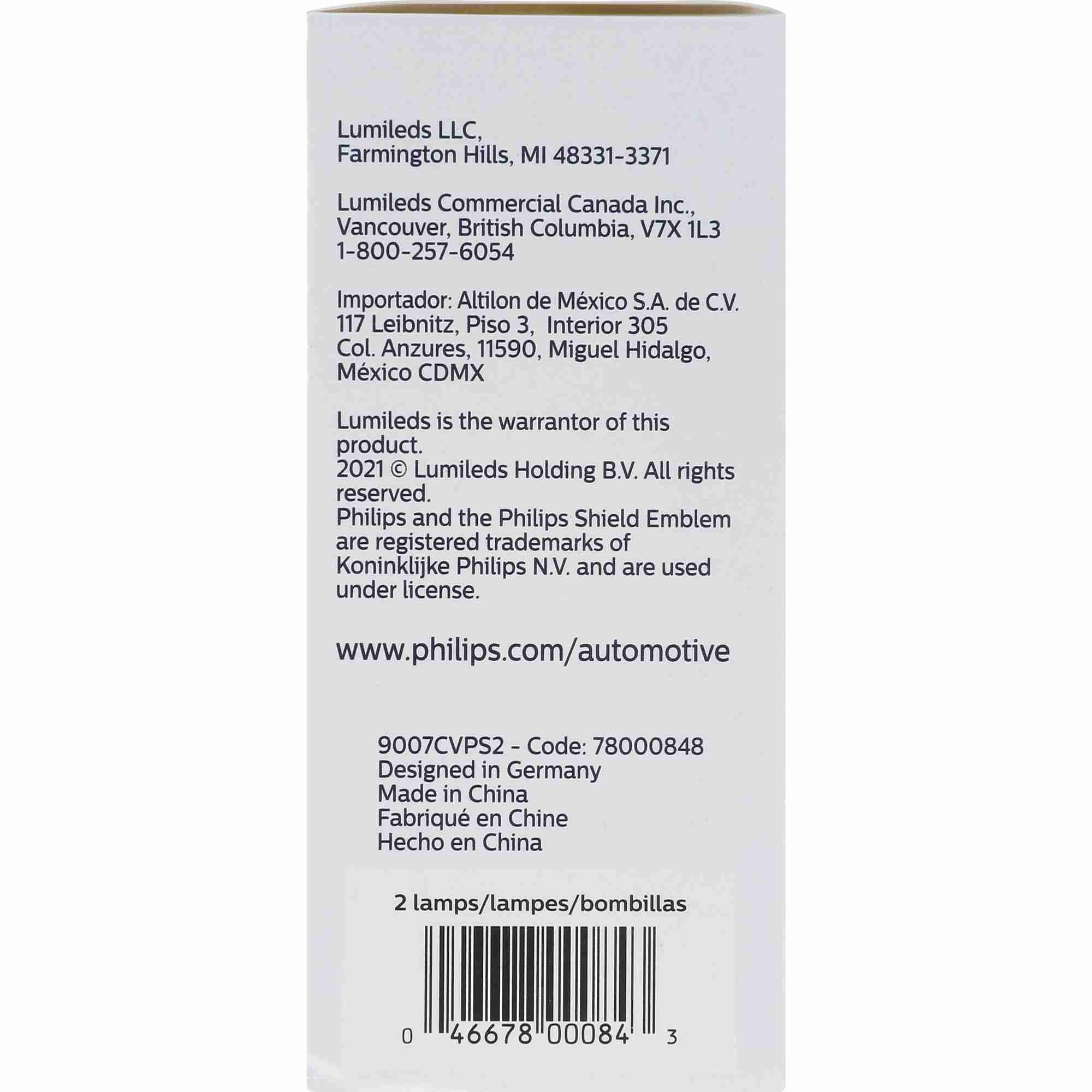 Philips Headlight Bulb 9007CVPS2