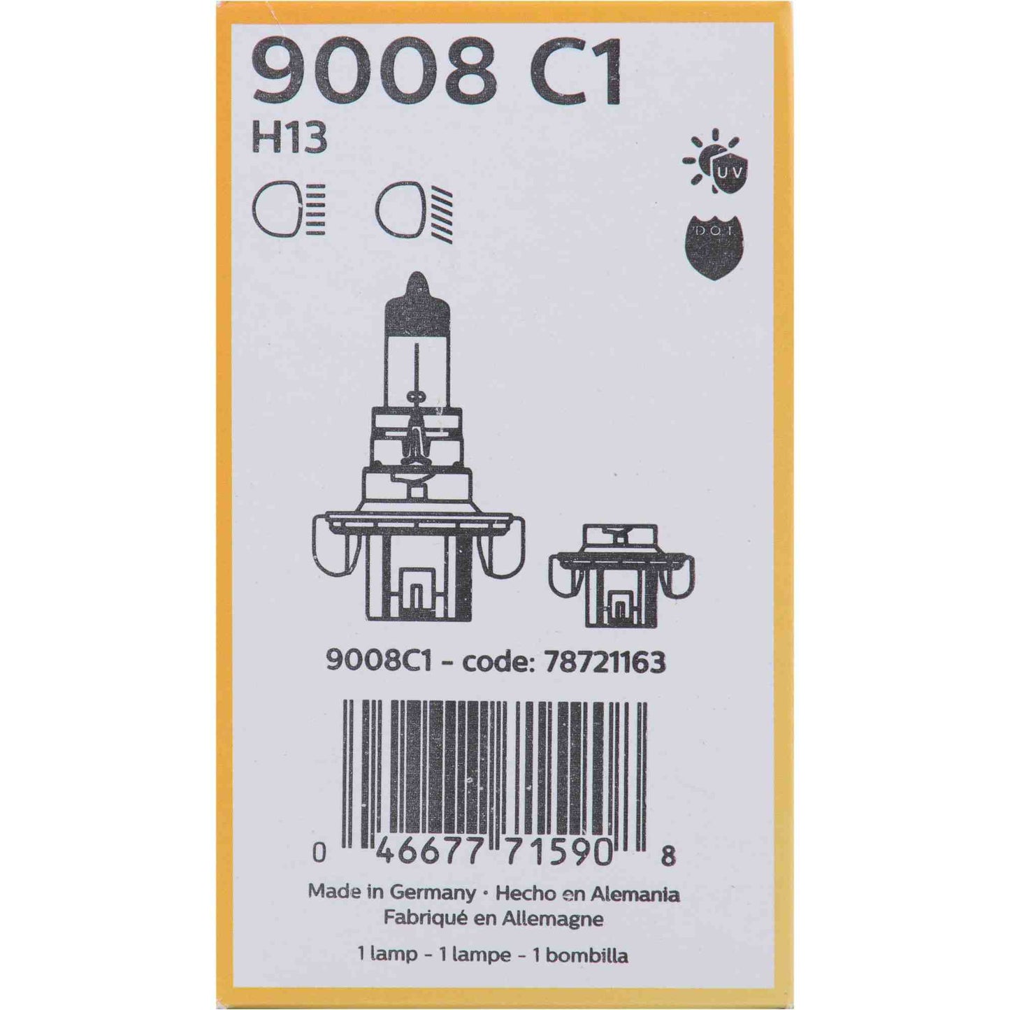Philips Headlight Bulb 9008C1