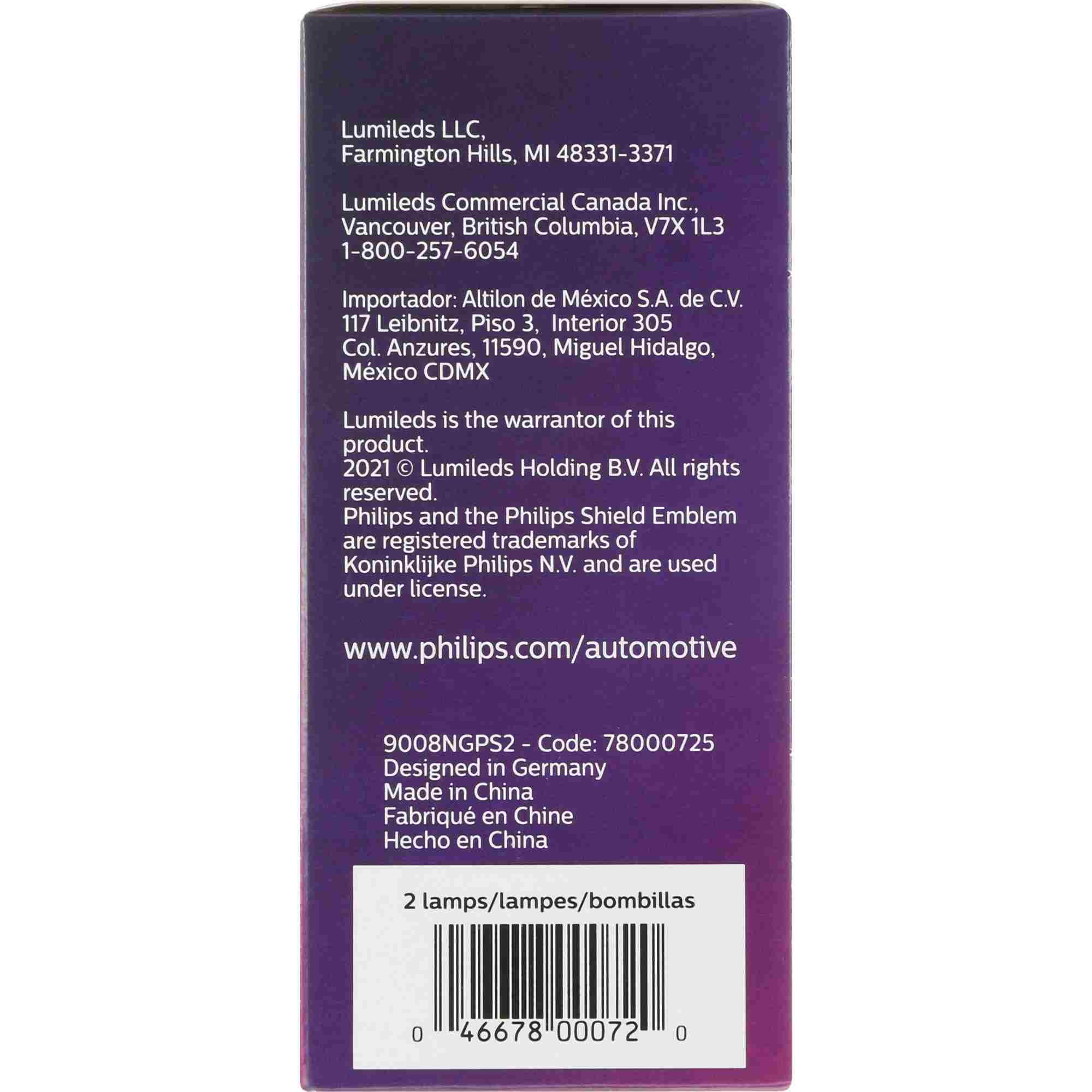 Philips Headlight Bulb 9008NGPS2