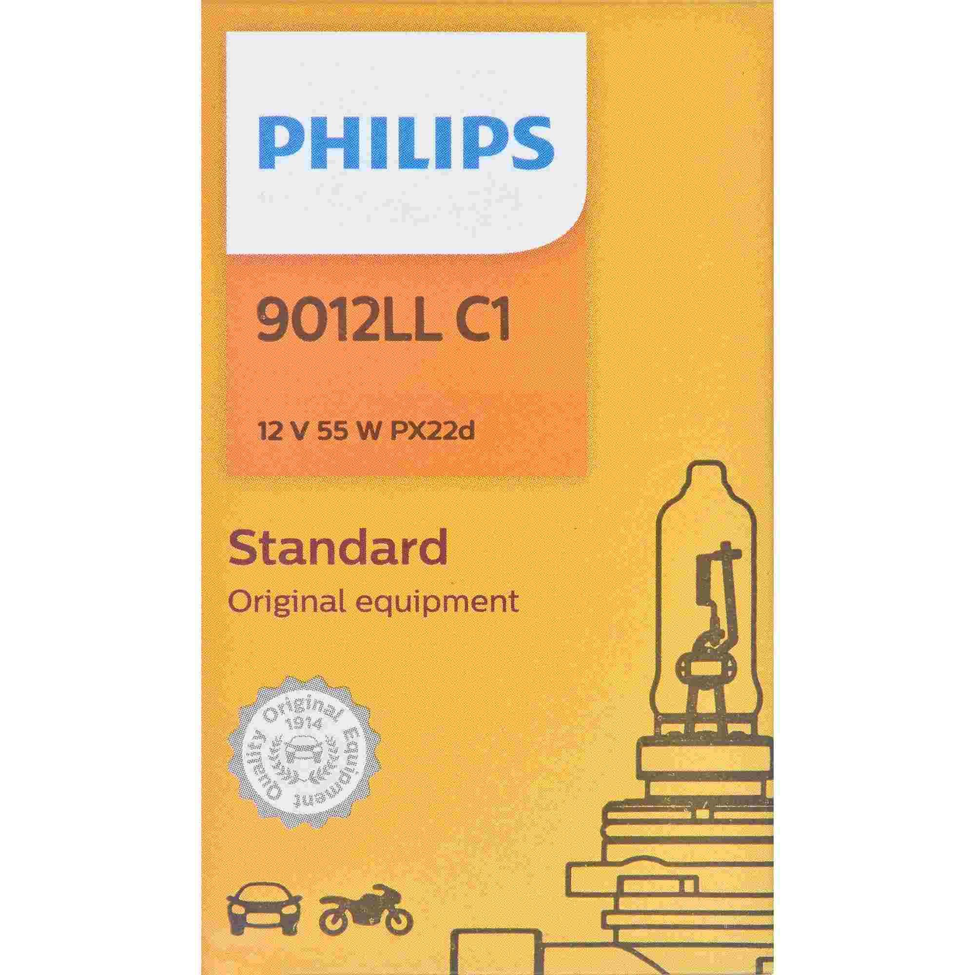 Philips Headlight Bulb 9012LLC1