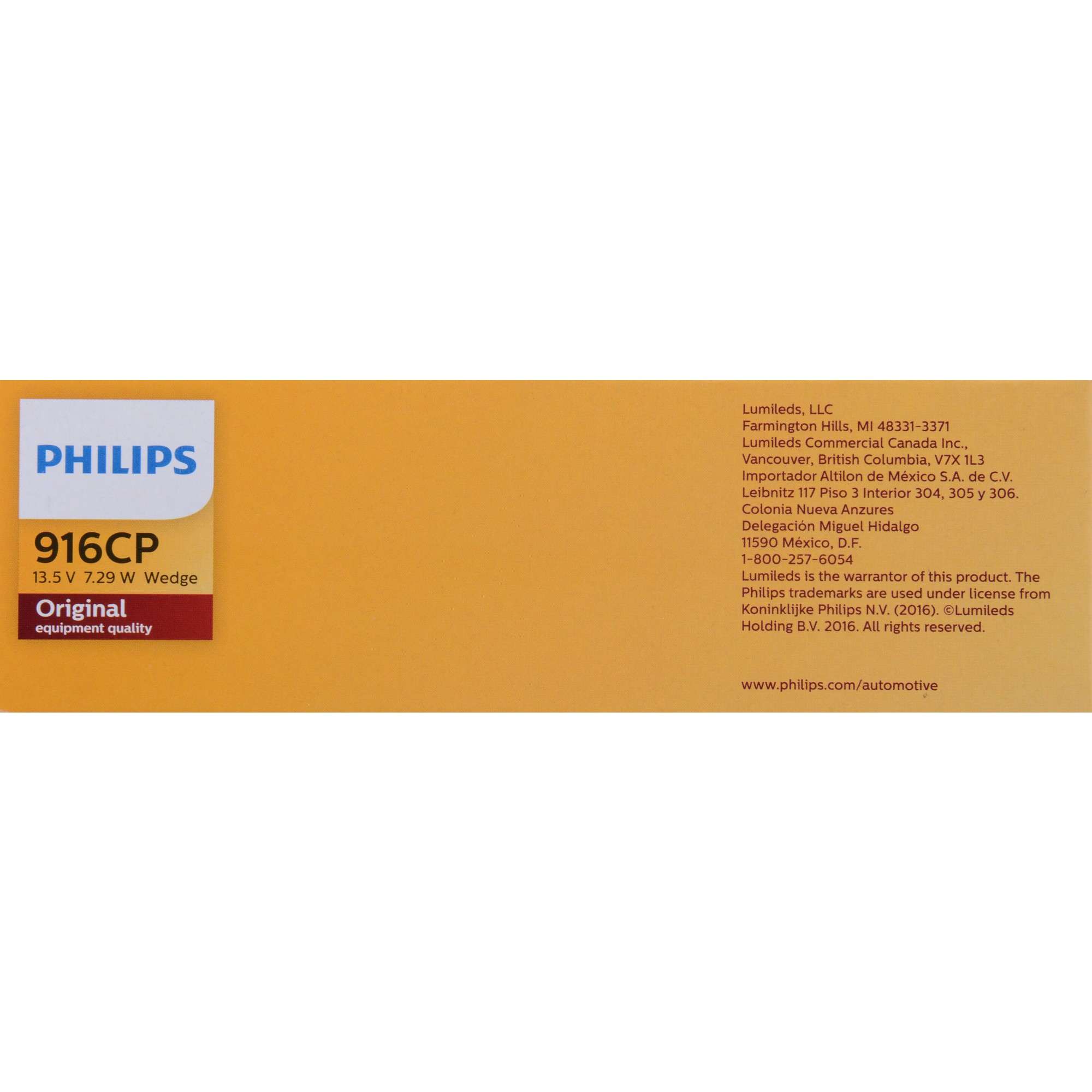 Philips Back Up Light Bulb 916CP