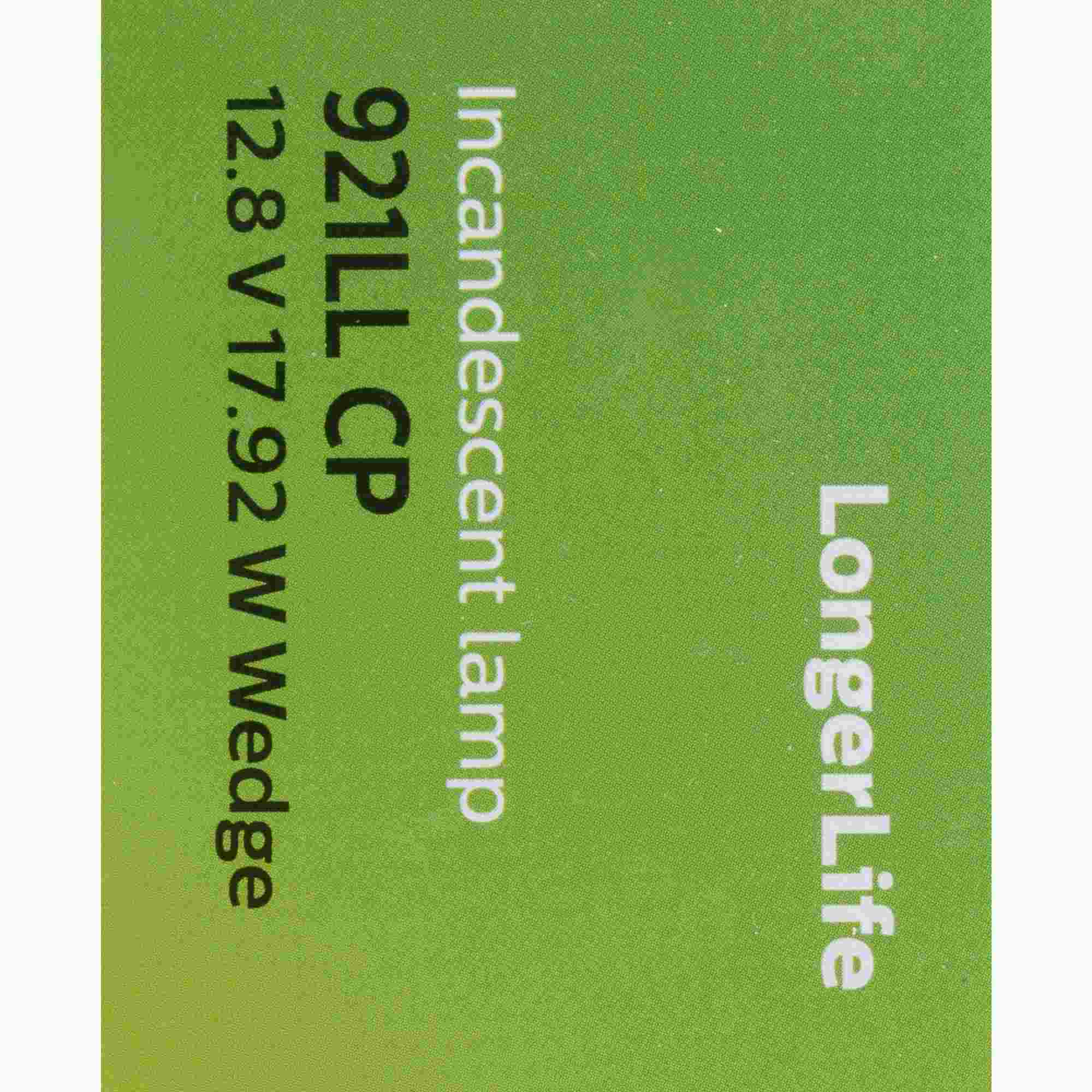 Philips Back Up Light Bulb 921LLCP