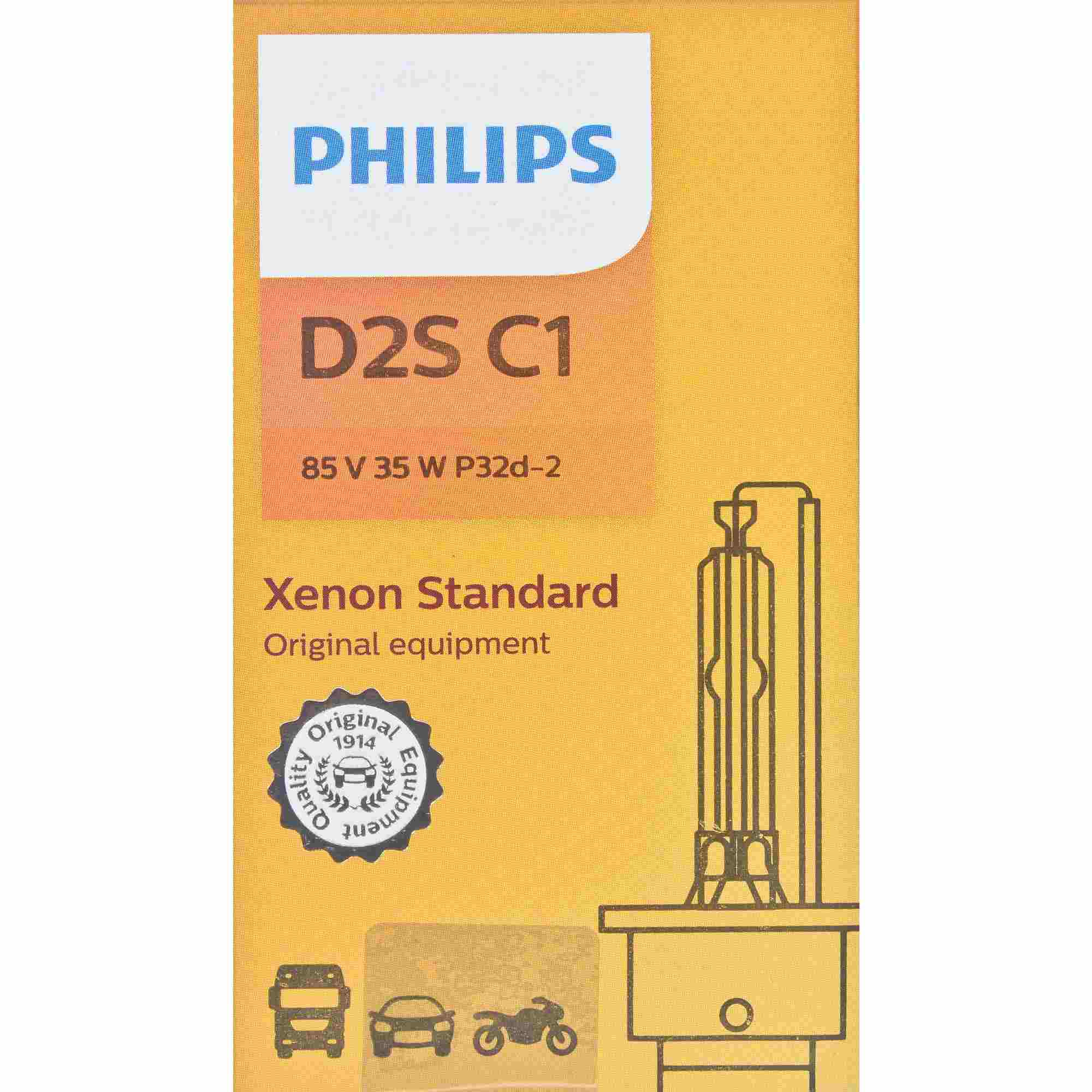 Philips Headlight Bulb D2SC1