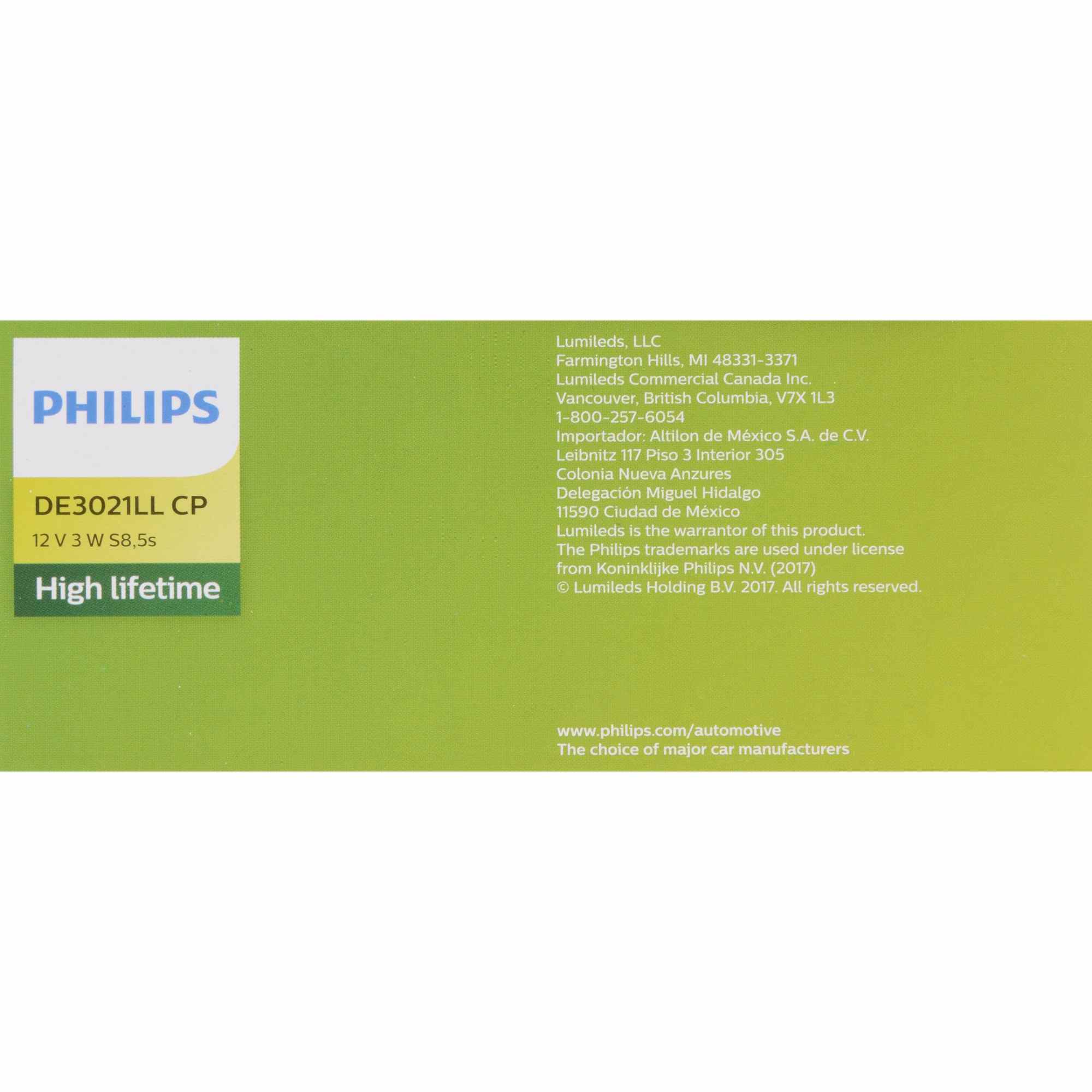 Philips Dome Light Bulb DE3021LLCP