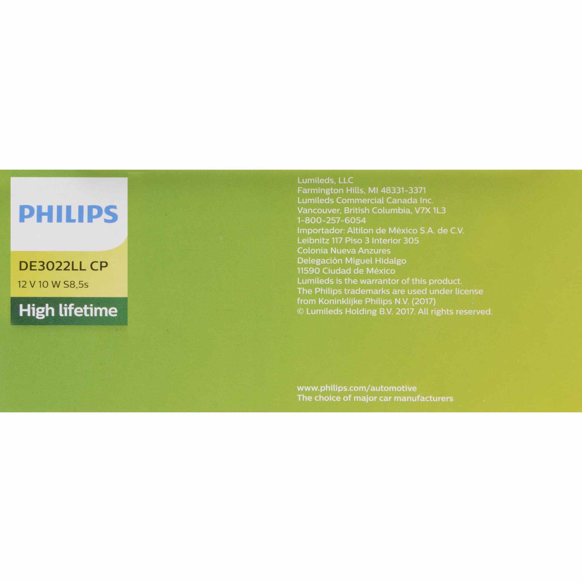 Philips Dome Light Bulb DE3022LLCP