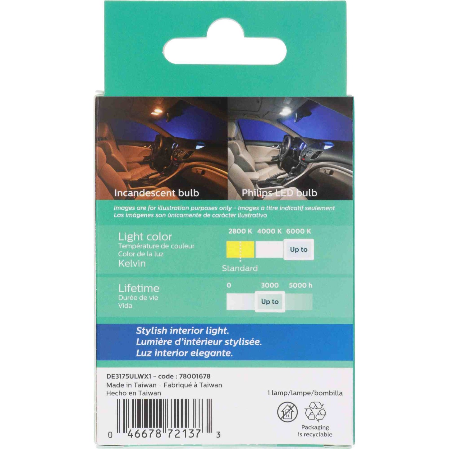 Philips Multi-Purpose Light Bulb DE3175WLED