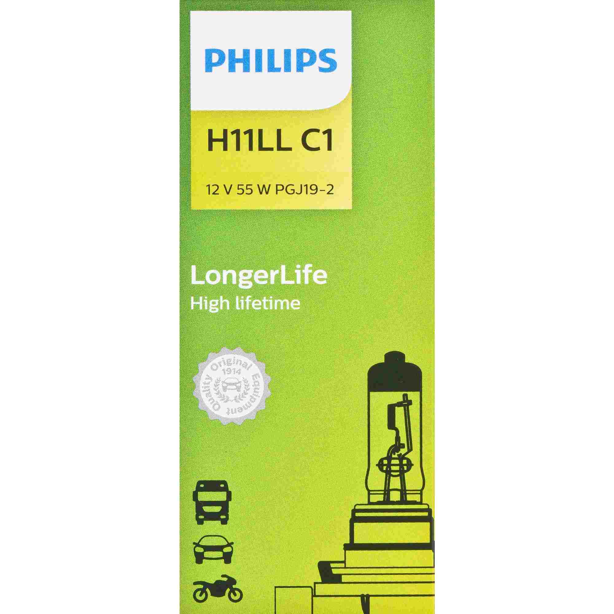 Philips Headlight Bulb H11LLC1
