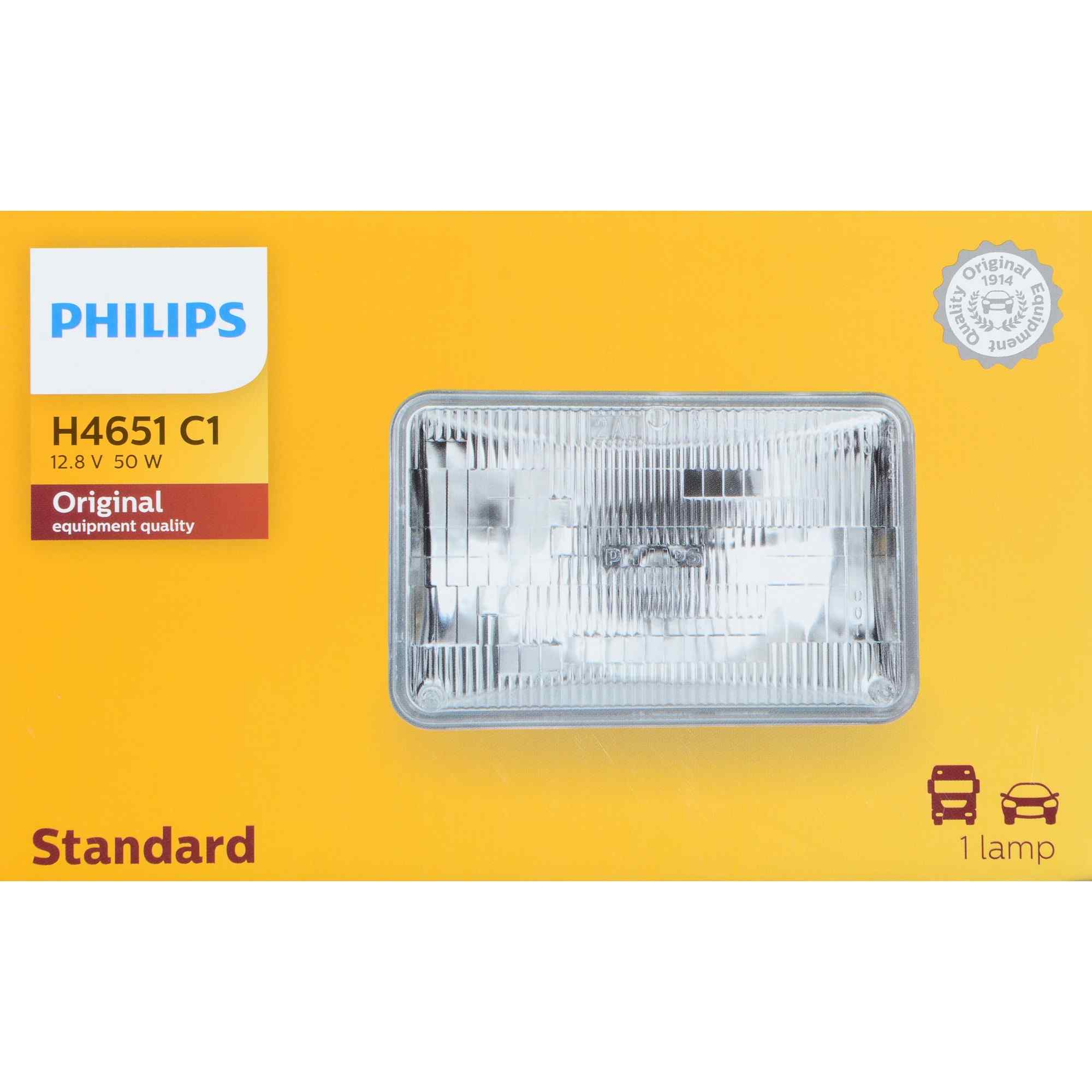 Philips Headlight Bulb H4651C1
