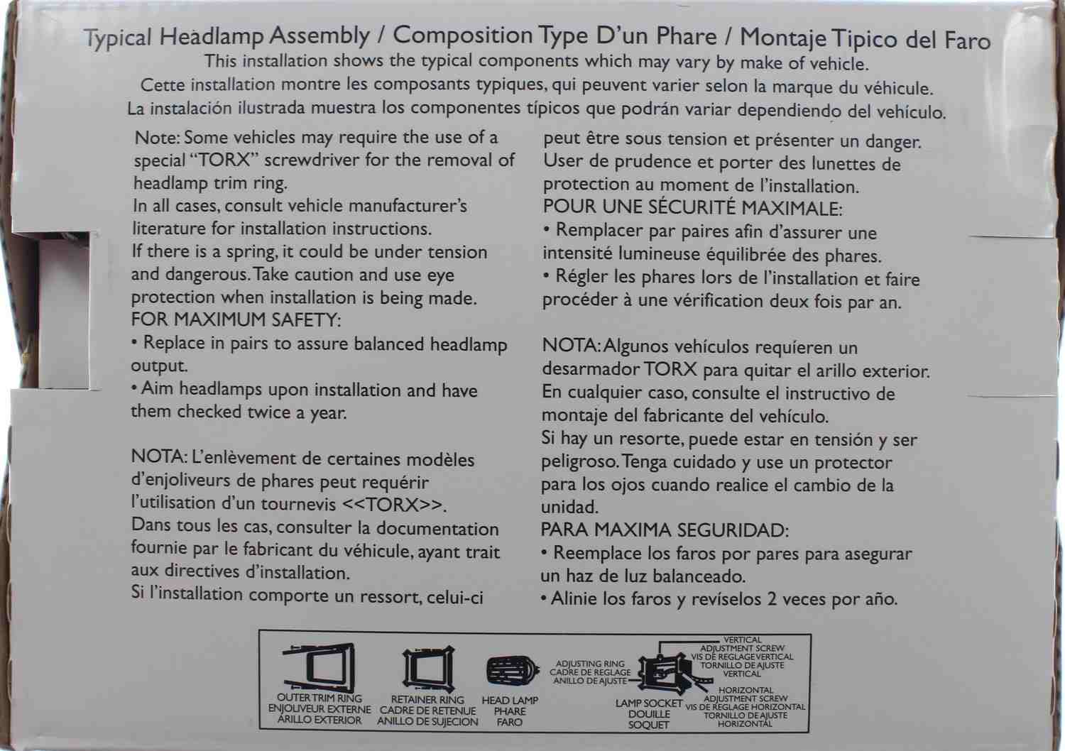 Philips Headlight Bulb H4651CVC1