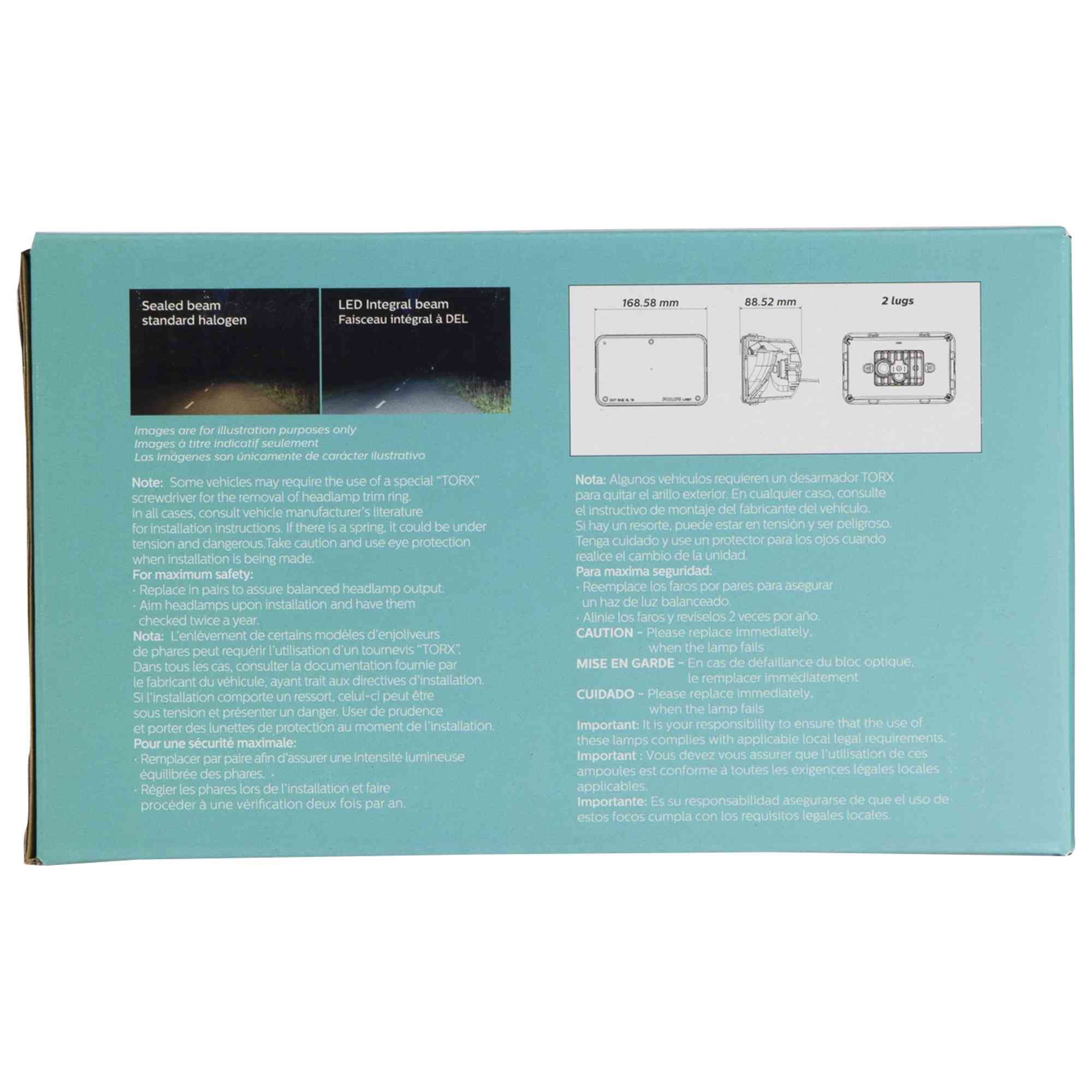 Philips Headlight Bulb H4651LED